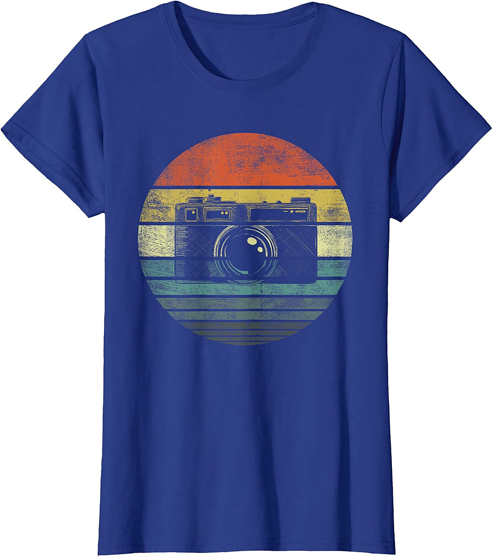 Retro Sunset Vintage Camera T-shirt | Photography Graphic Tee