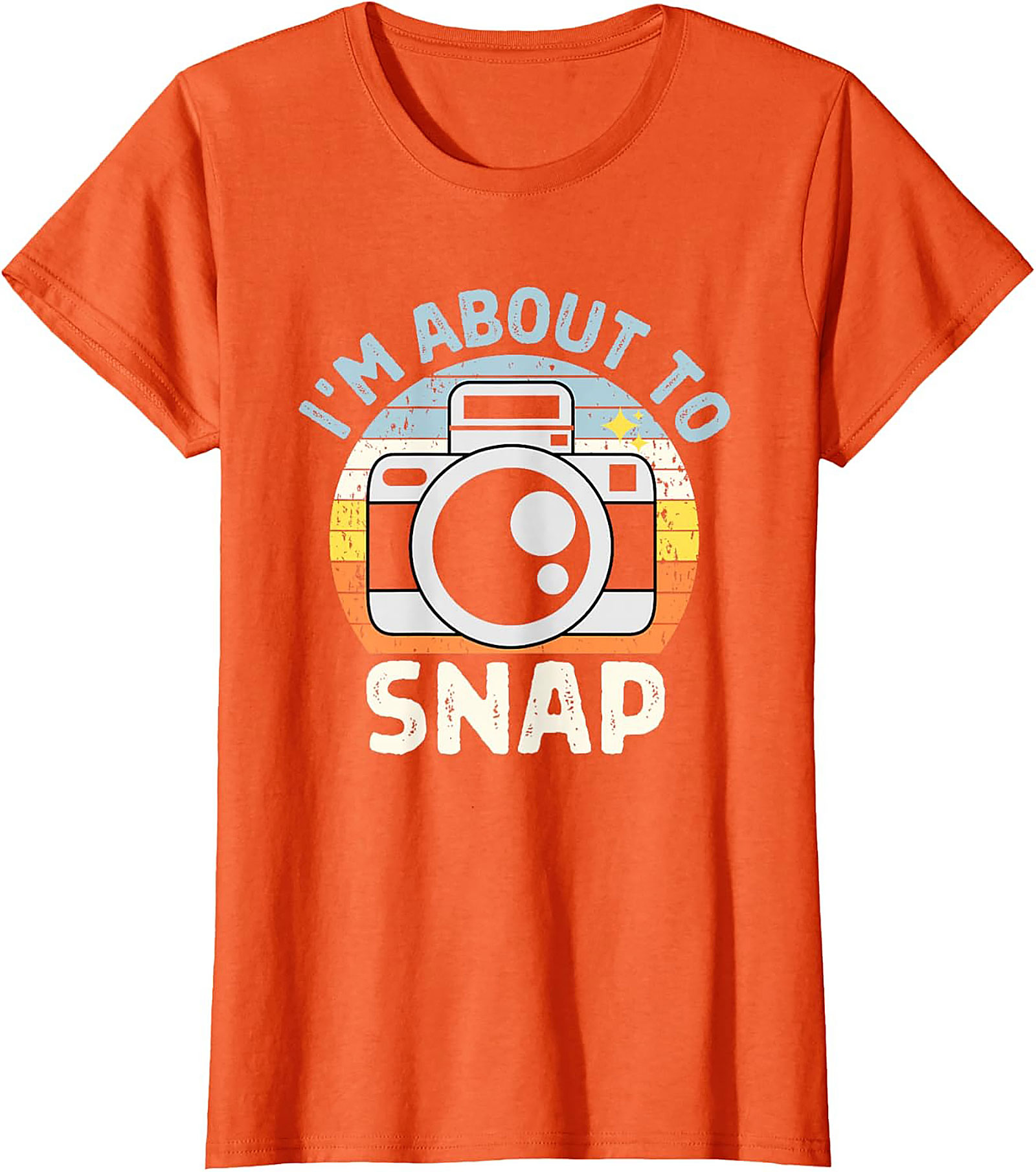 Funny Photographer T-shirt | Retro Camera Graphic Tee