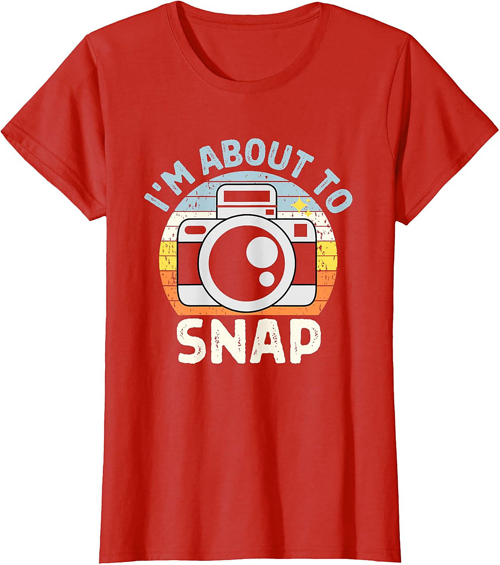 Funny Photographer T-shirt | Retro Camera Graphic Tee