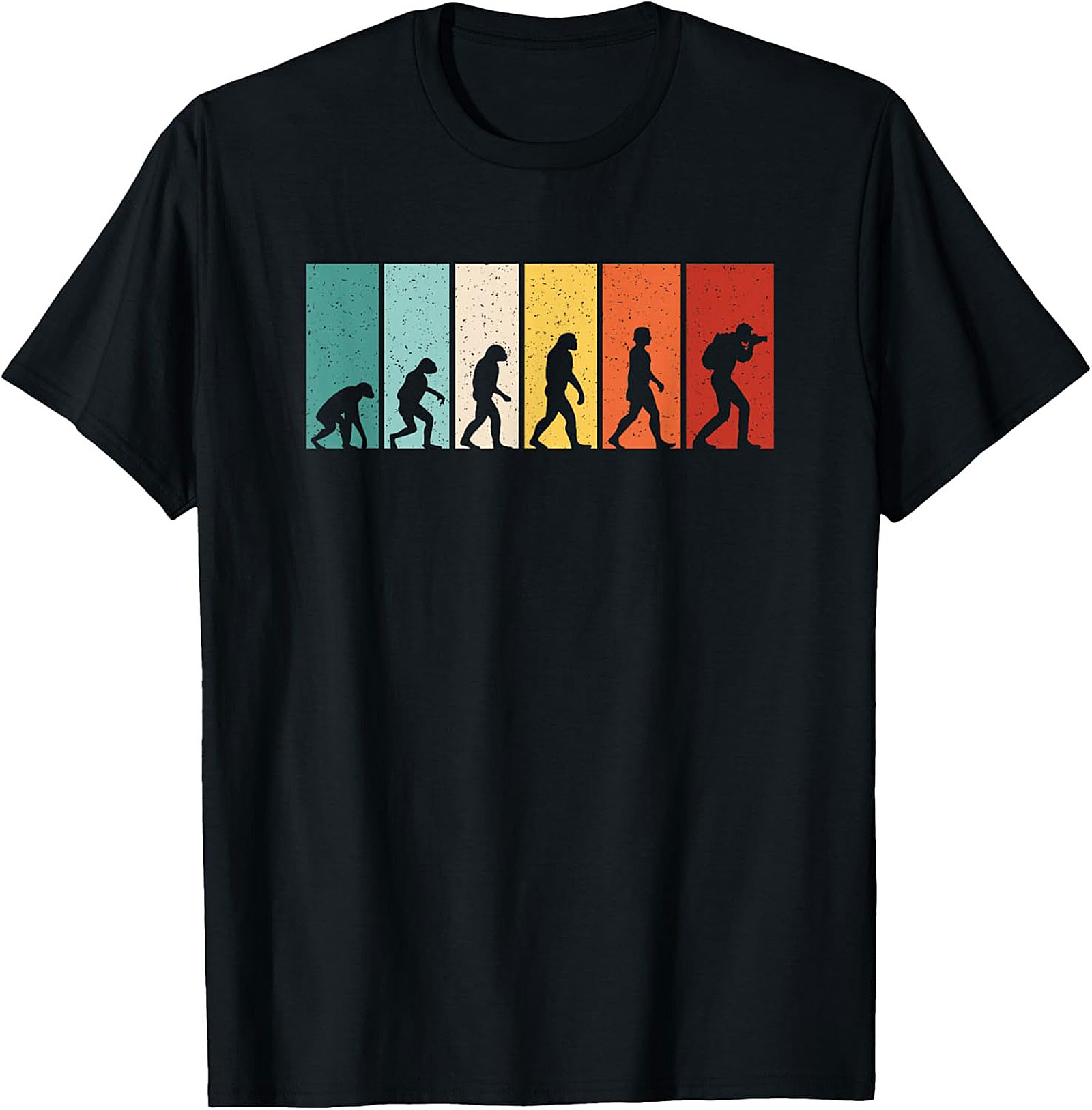 Funny Photographer Evolution T-Shirt | Retro Camera Tee