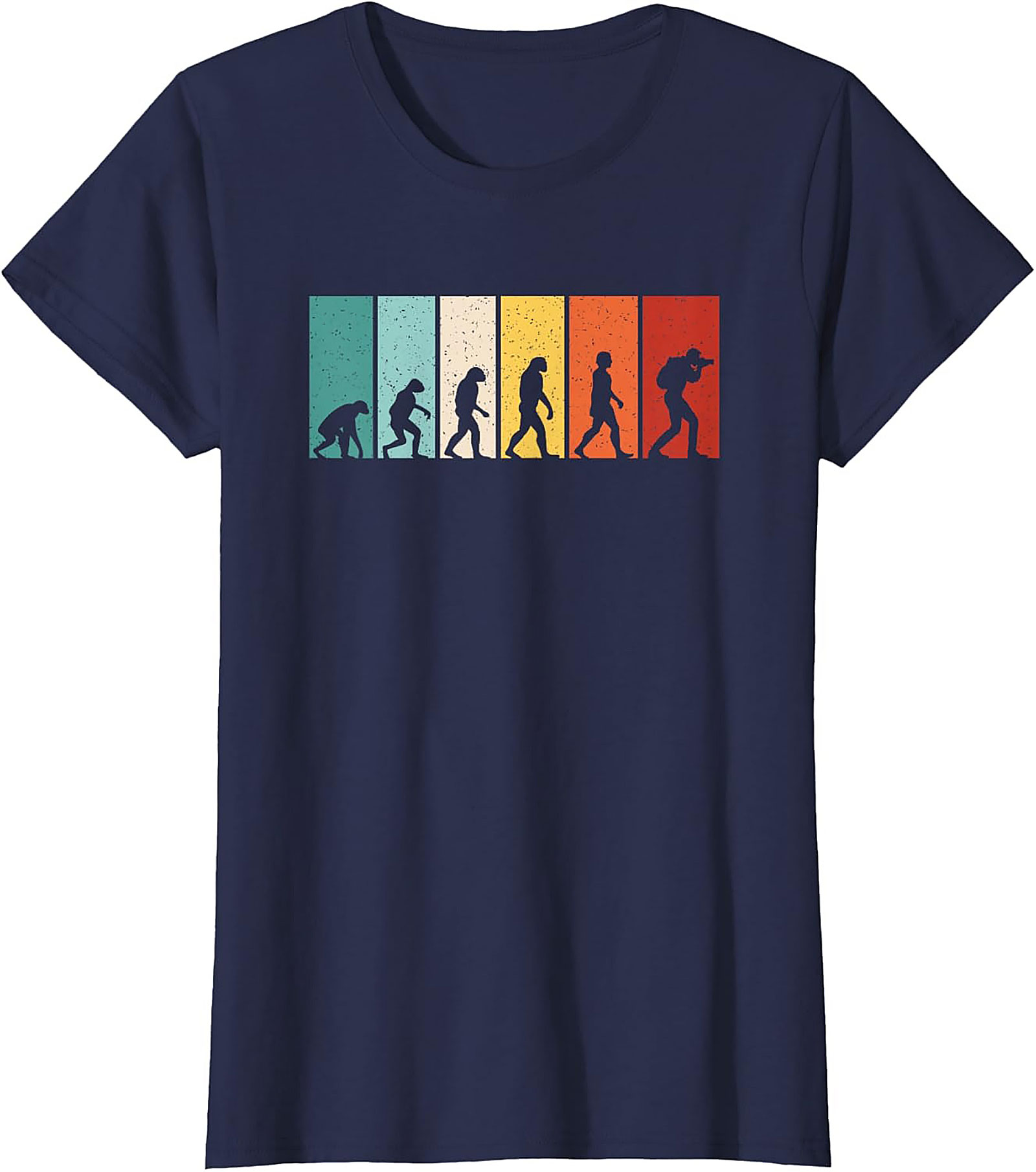 Funny Photographer Evolution T-Shirt | Retro Camera Tee