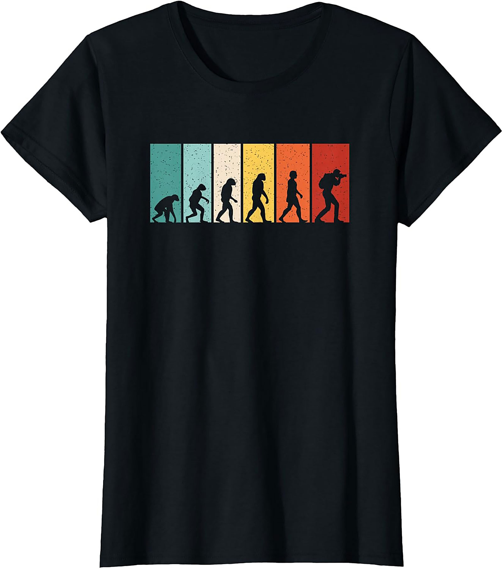 Funny Photographer Evolution T-Shirt | Retro Camera Tee