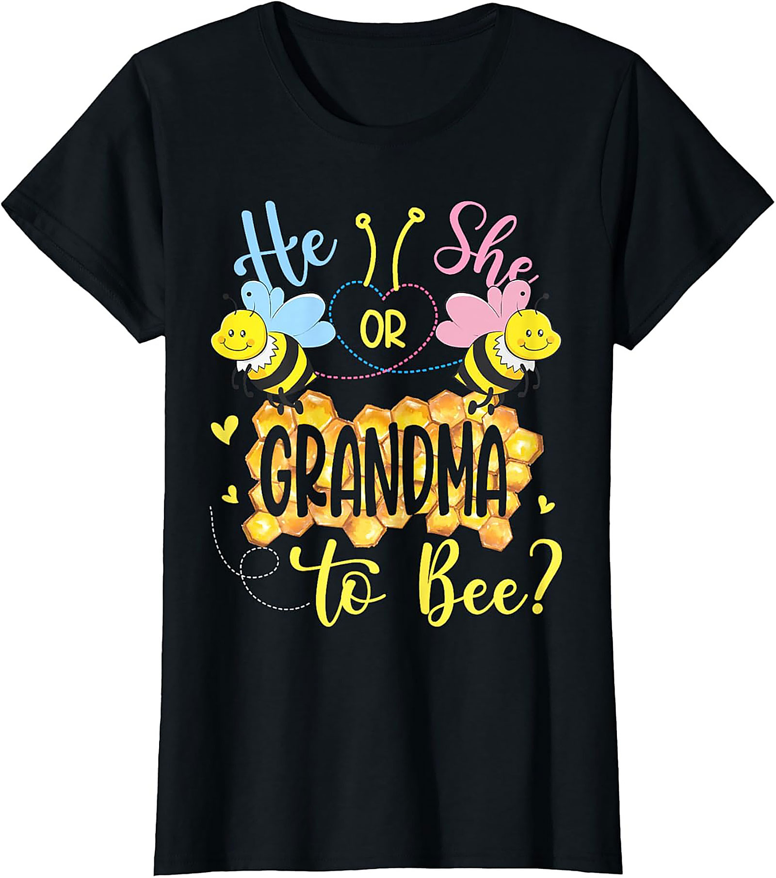 Grandma to Bee Gender Reveal T-shirt Funny Unisex Tee