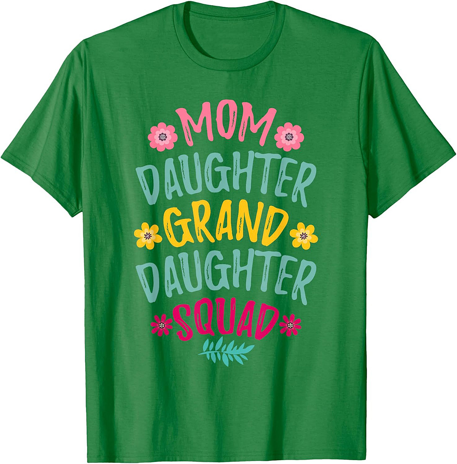 Mom Daughter Granddaughter Squad T-shirt - Perfect Family Gift