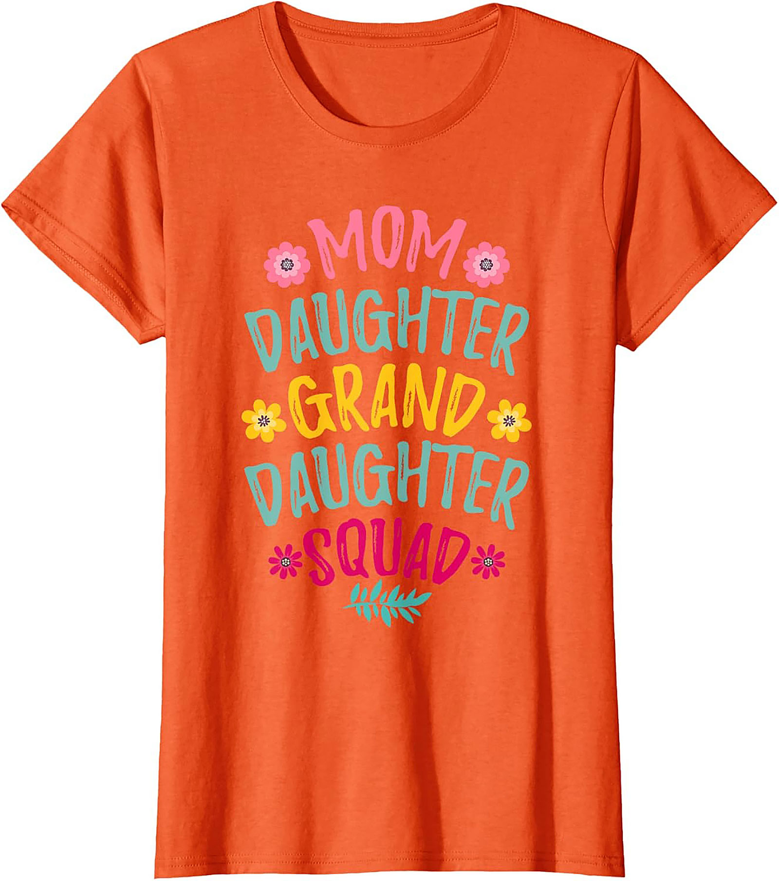 Mom Daughter Granddaughter Squad T-shirt - Perfect Family Gift