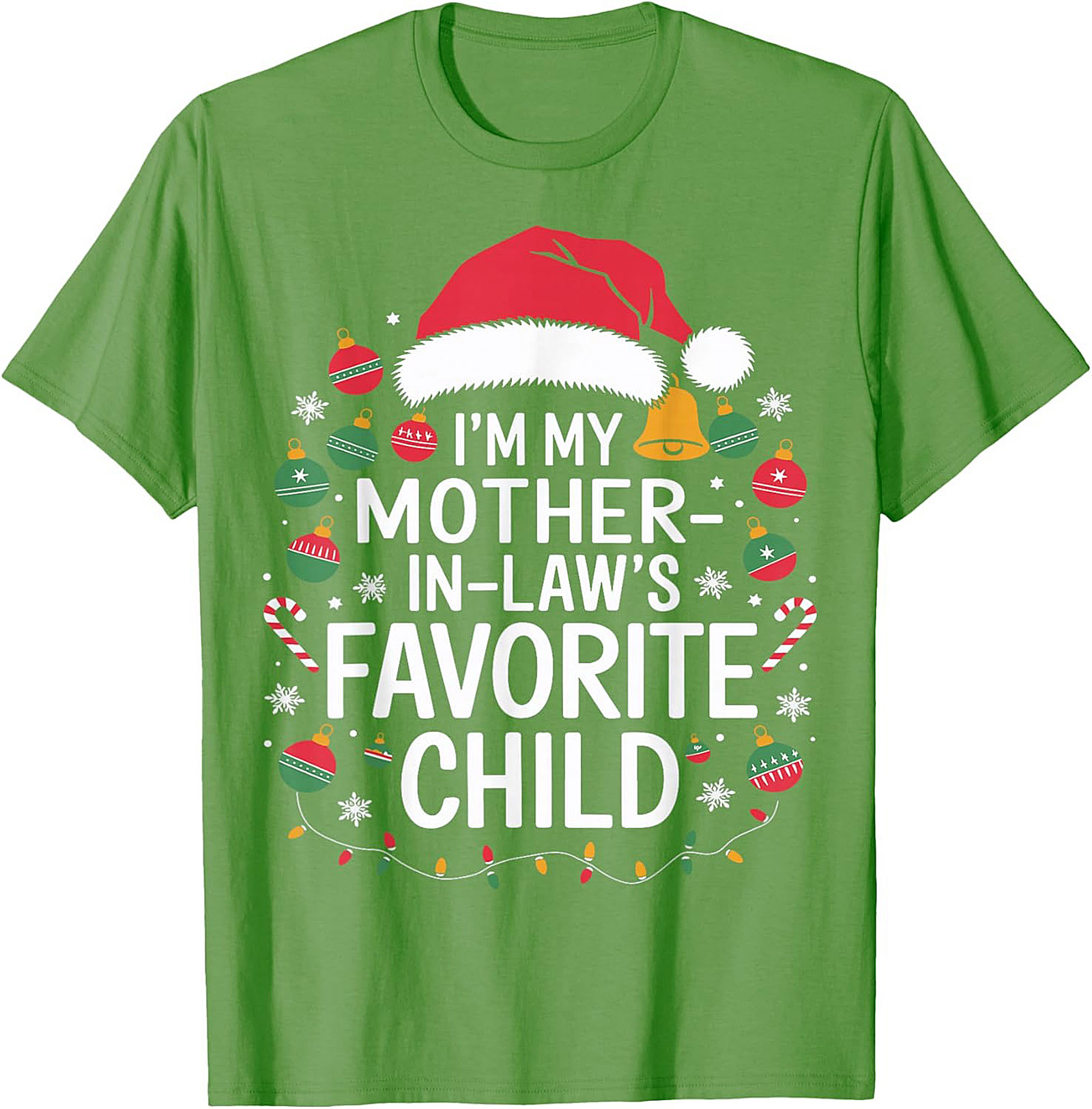Funny Mother-in-Law Christmas Graphic Tee Gift Idea