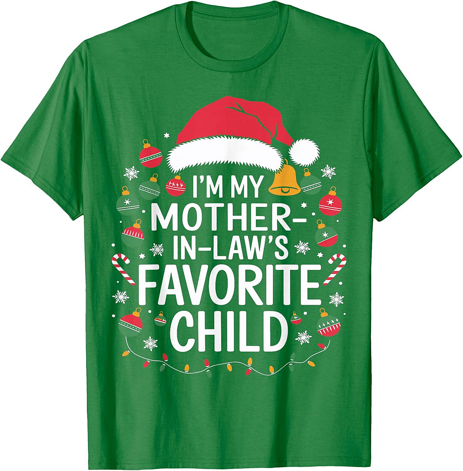Funny Mother-in-Law Christmas Graphic Tee Gift Idea