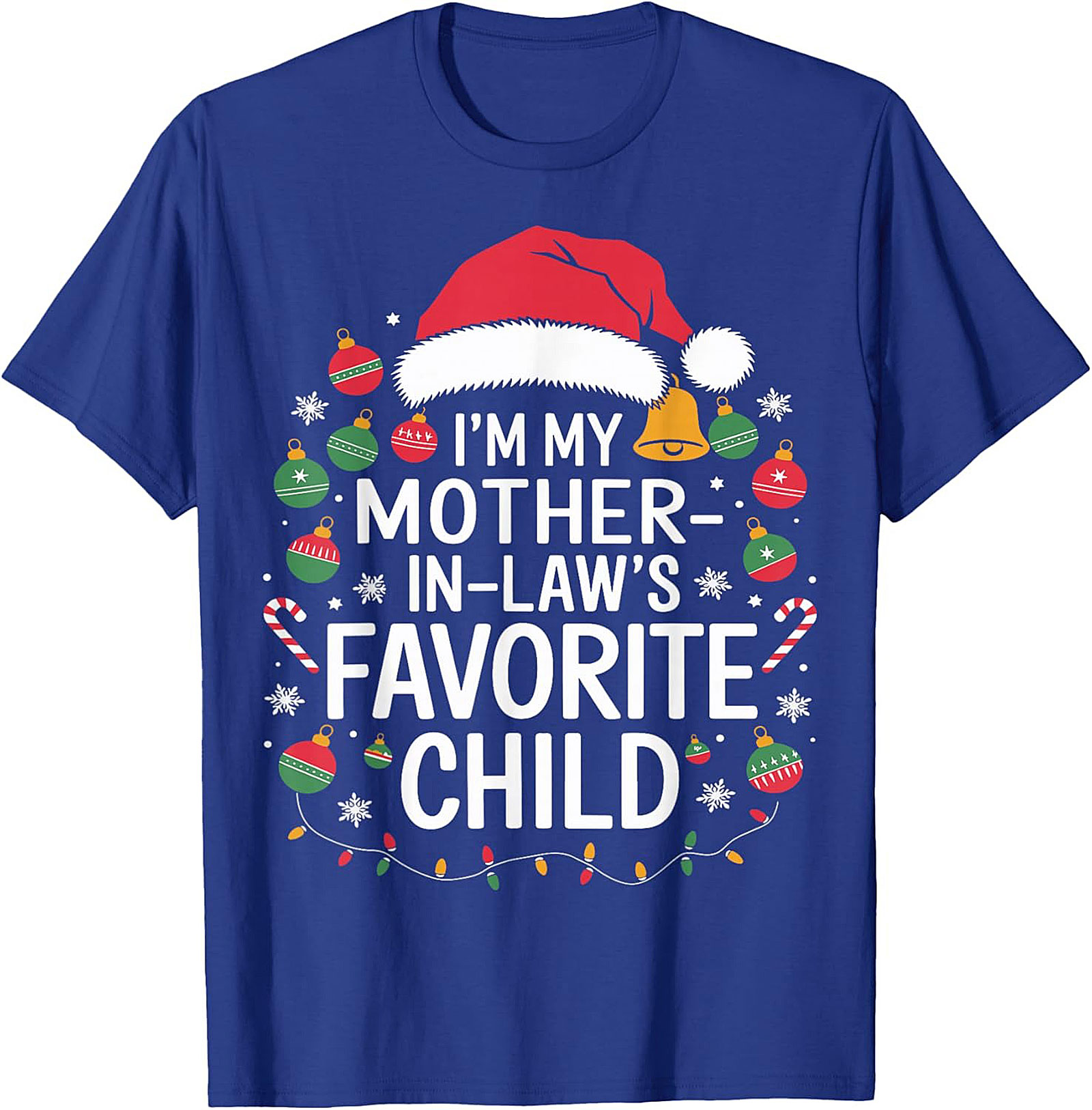 Funny Mother-in-Law Christmas Graphic Tee Gift Idea