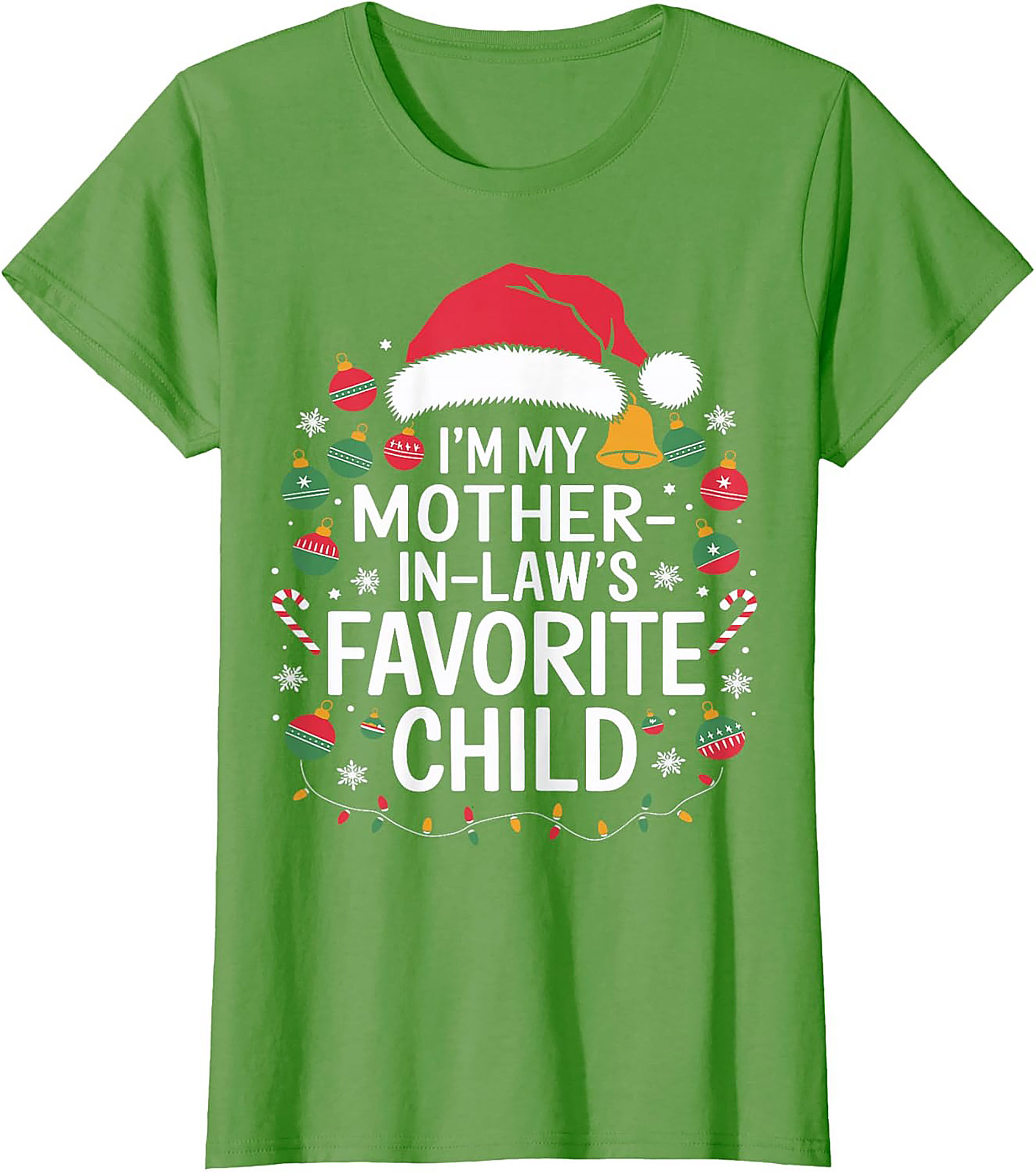Funny Mother-in-Law Christmas Graphic Tee Gift Idea
