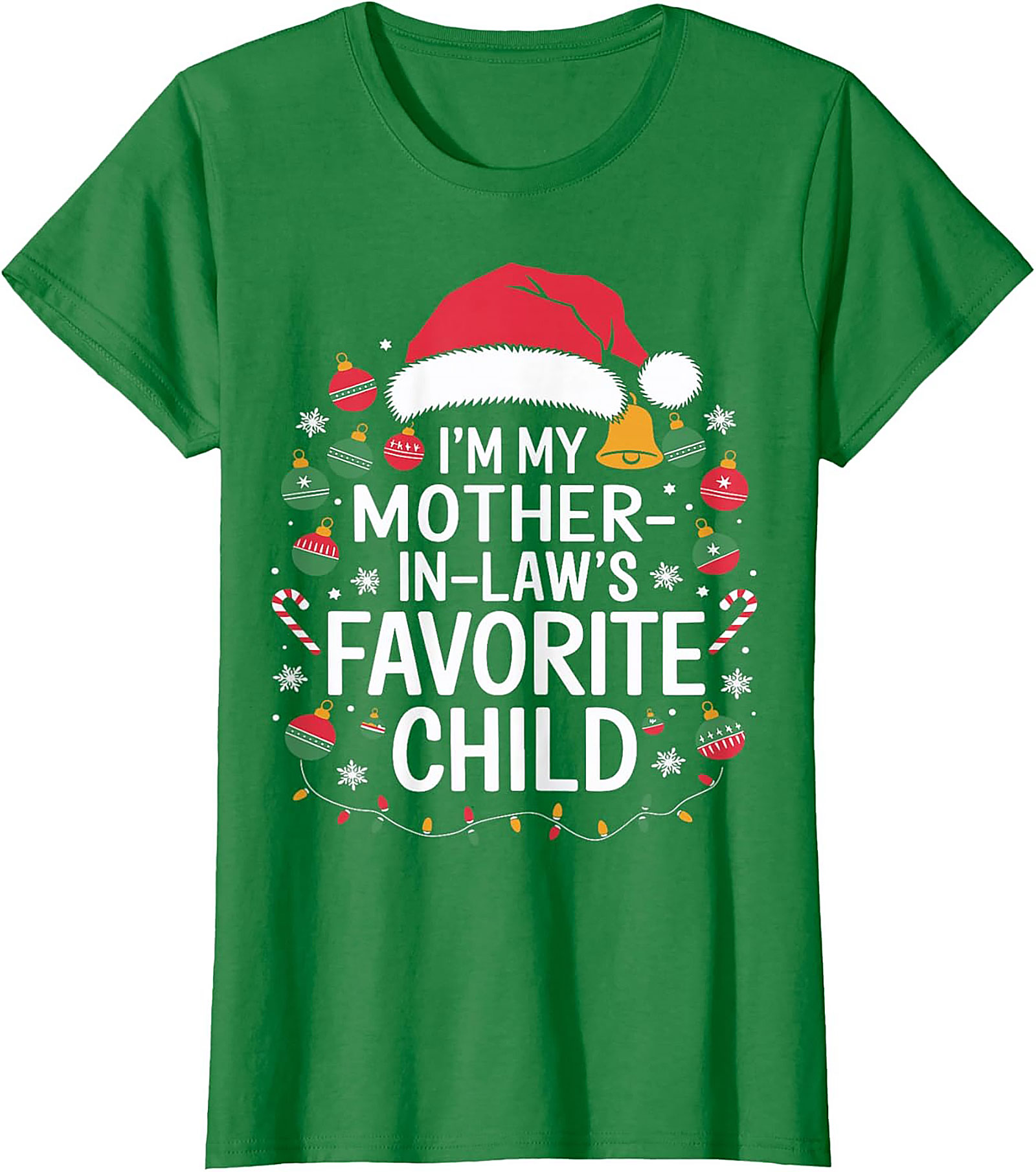 Funny Mother-in-Law Christmas Graphic Tee Gift Idea