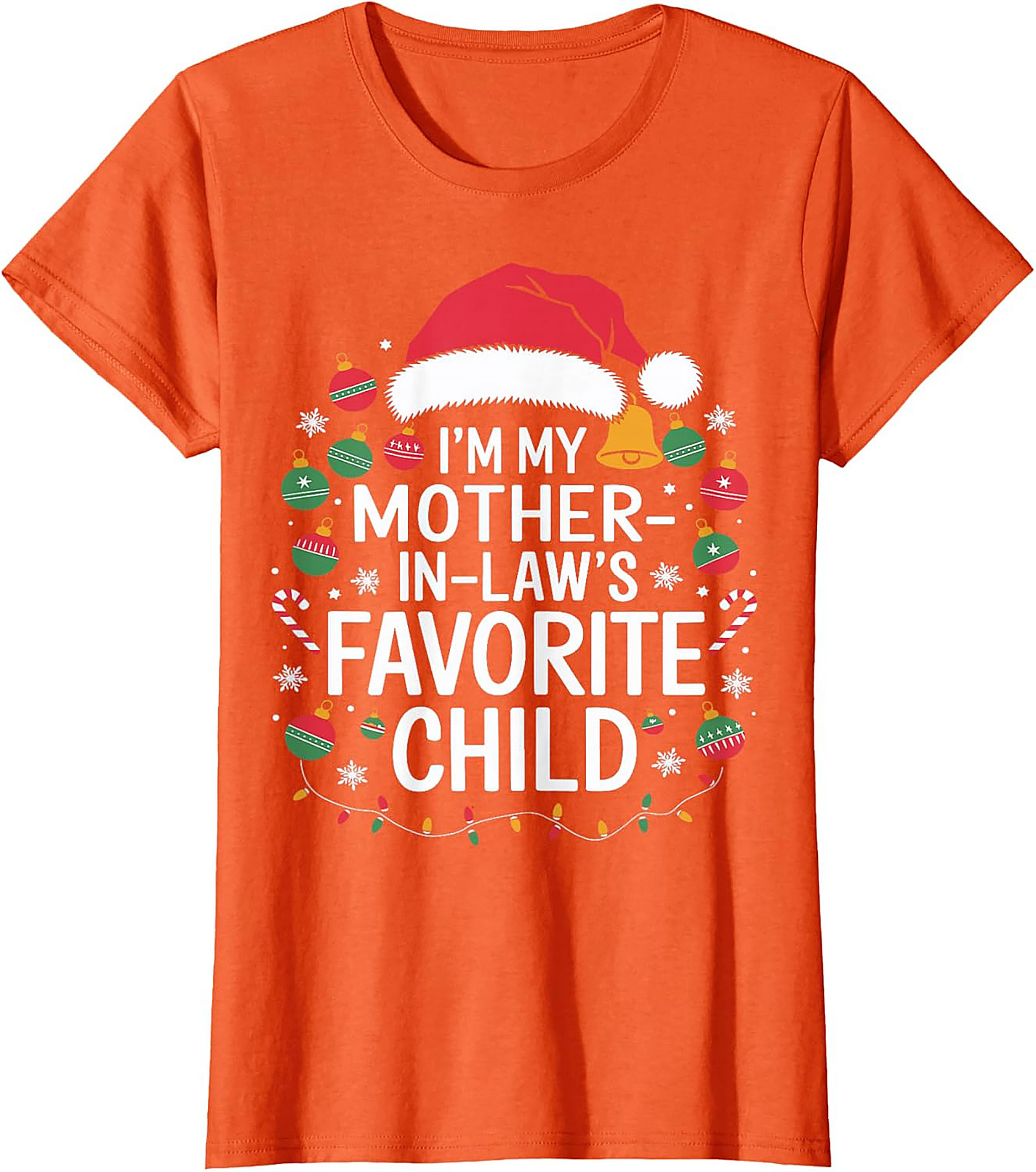 Funny Mother-in-Law Christmas Graphic Tee Gift Idea