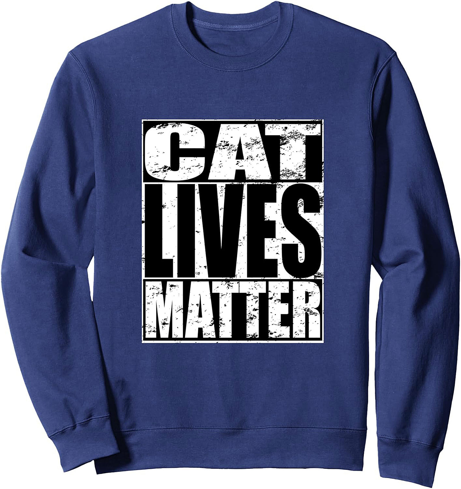Cat Lives Matter Crewneck Sweatshirt Cozy Cat Lover Gift