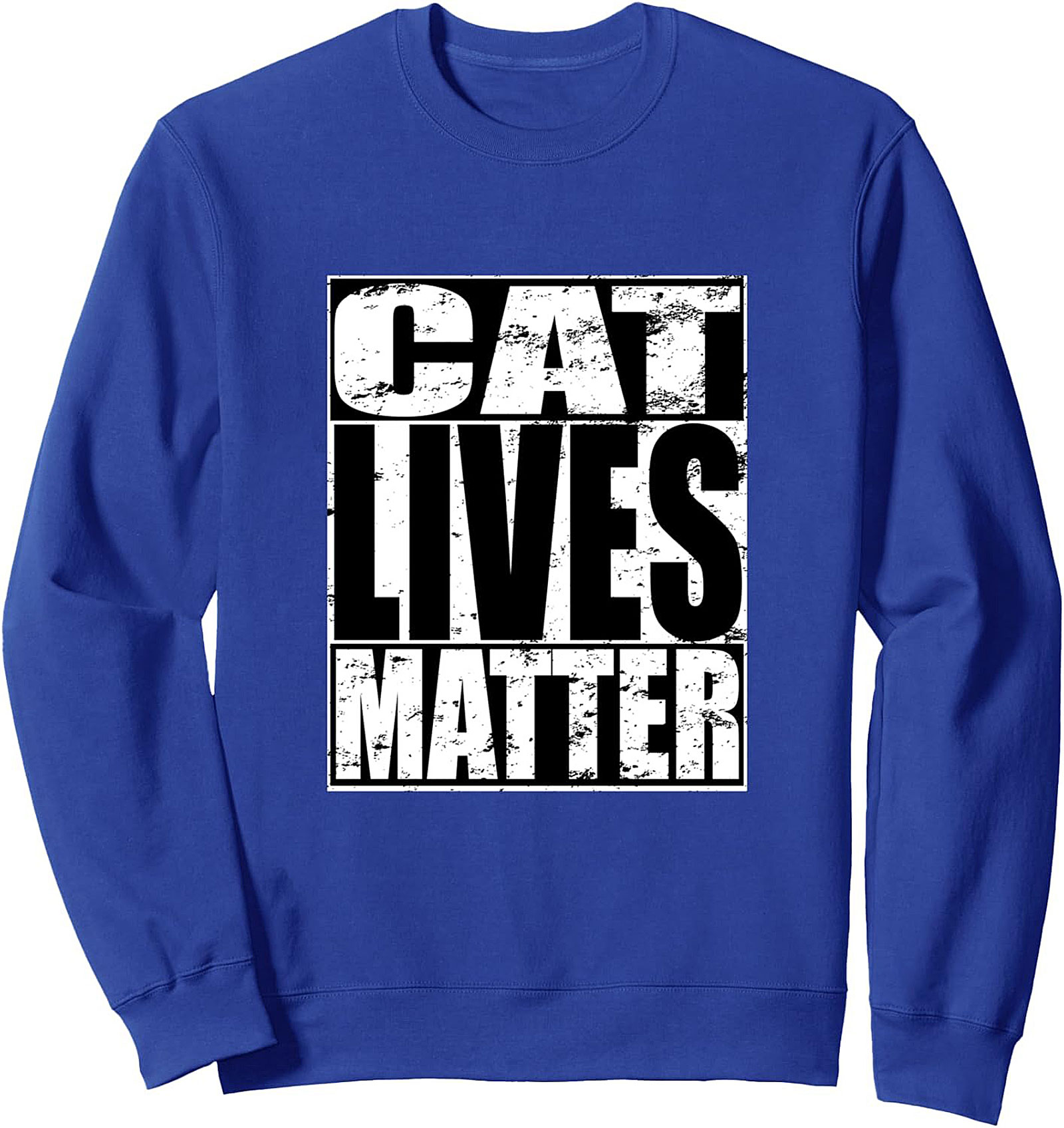 Cat Lives Matter Crewneck Sweatshirt Cozy Cat Lover Gift