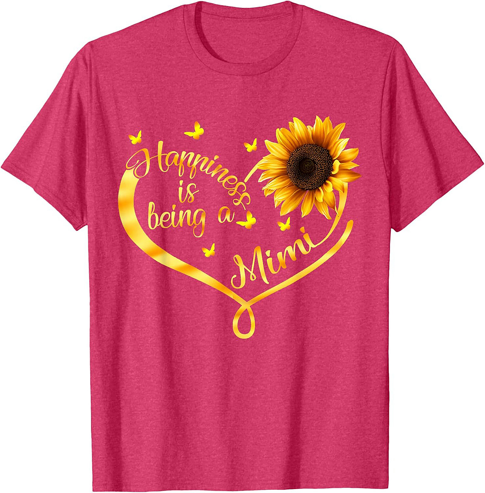 Mimi Sunflower T-Shirt Happiness Grandma Gift Tee