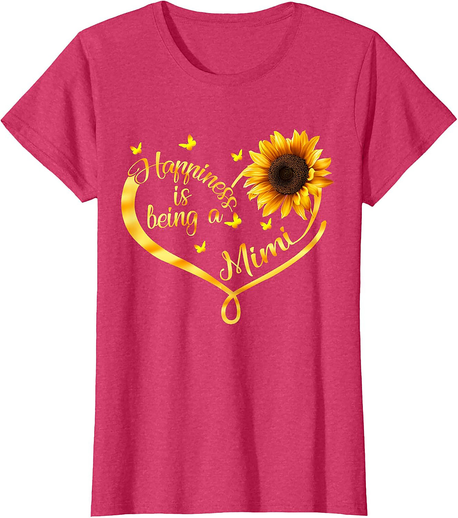 Mimi Sunflower T-Shirt Happiness Grandma Gift Tee