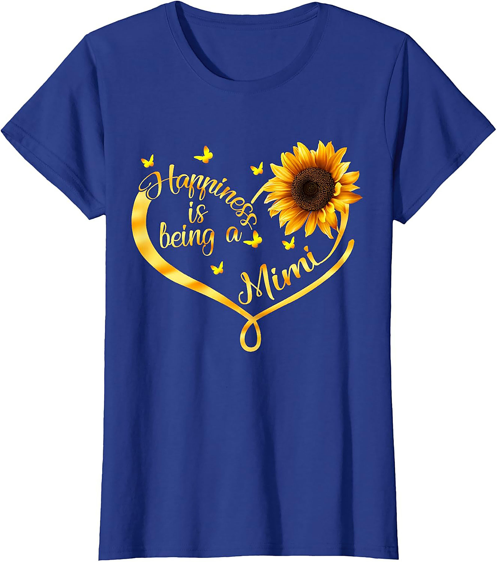 Mimi Sunflower T-Shirt Happiness Grandma Gift Tee