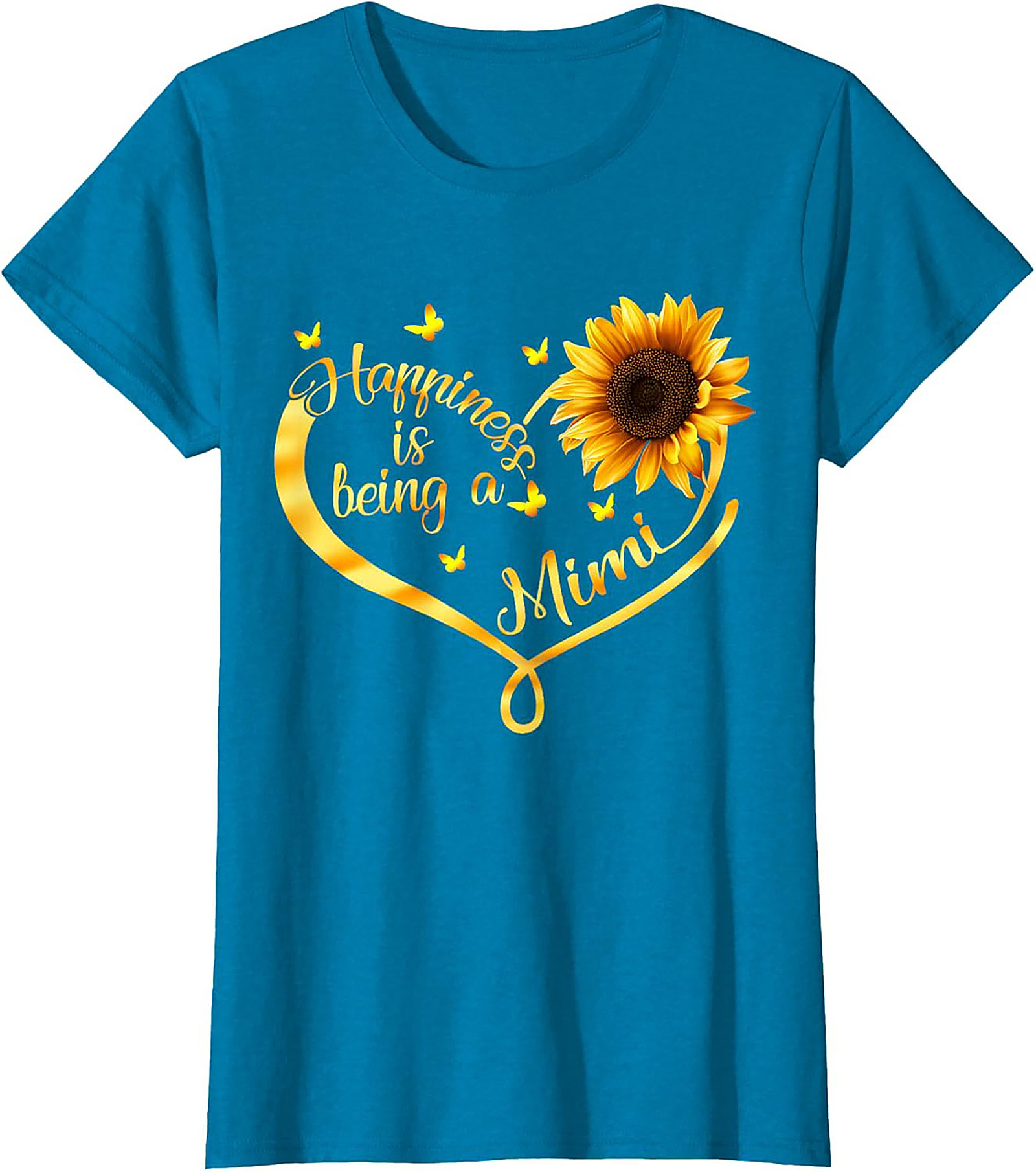 Mimi Sunflower T-Shirt Happiness Grandma Gift Tee