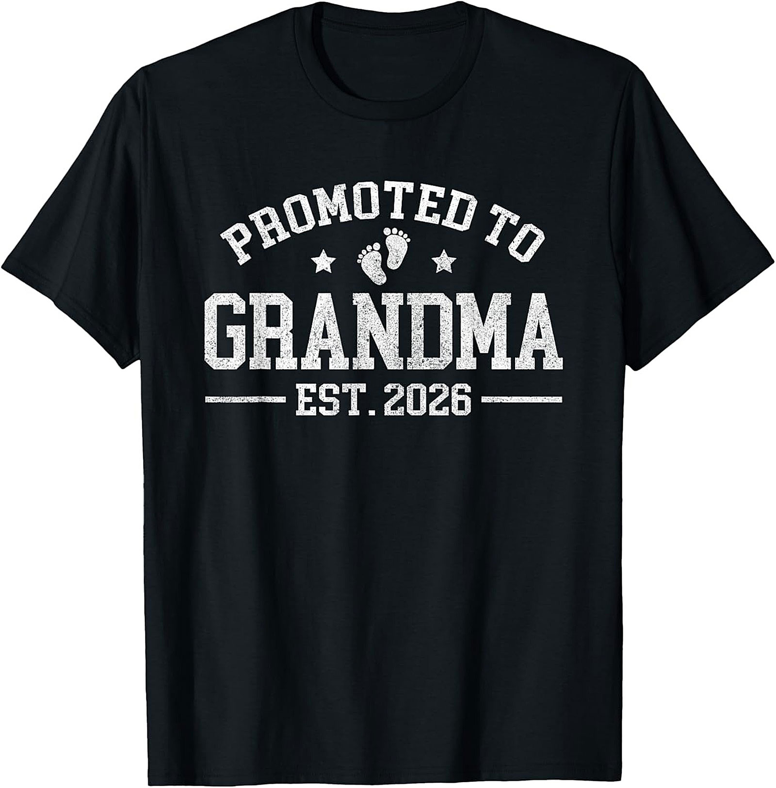 Promoted to Grandma Est. 2026 T-Shirt Funny New Grandma Gift