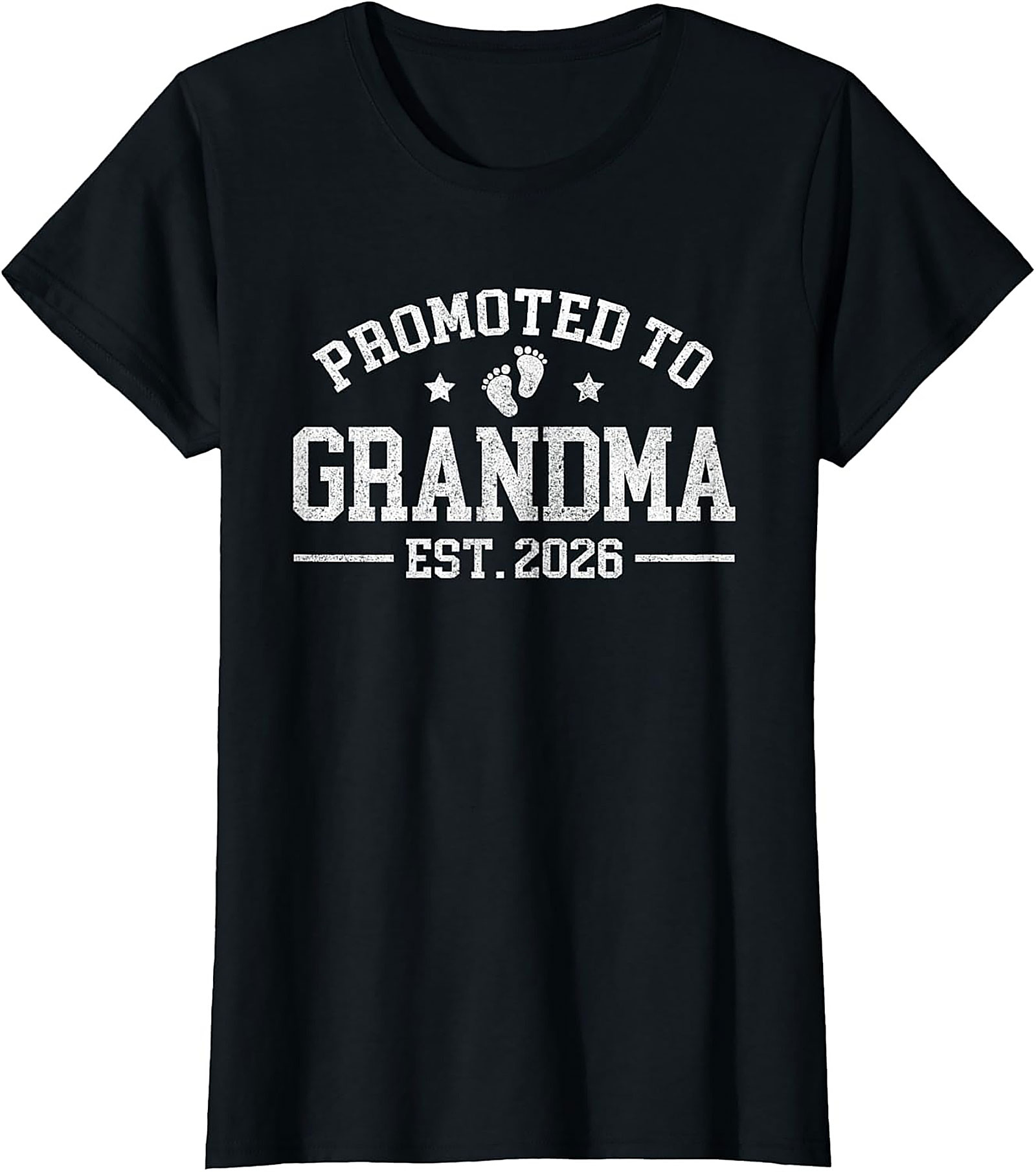 Promoted to Grandma Est. 2026 T-Shirt Funny New Grandma Gift