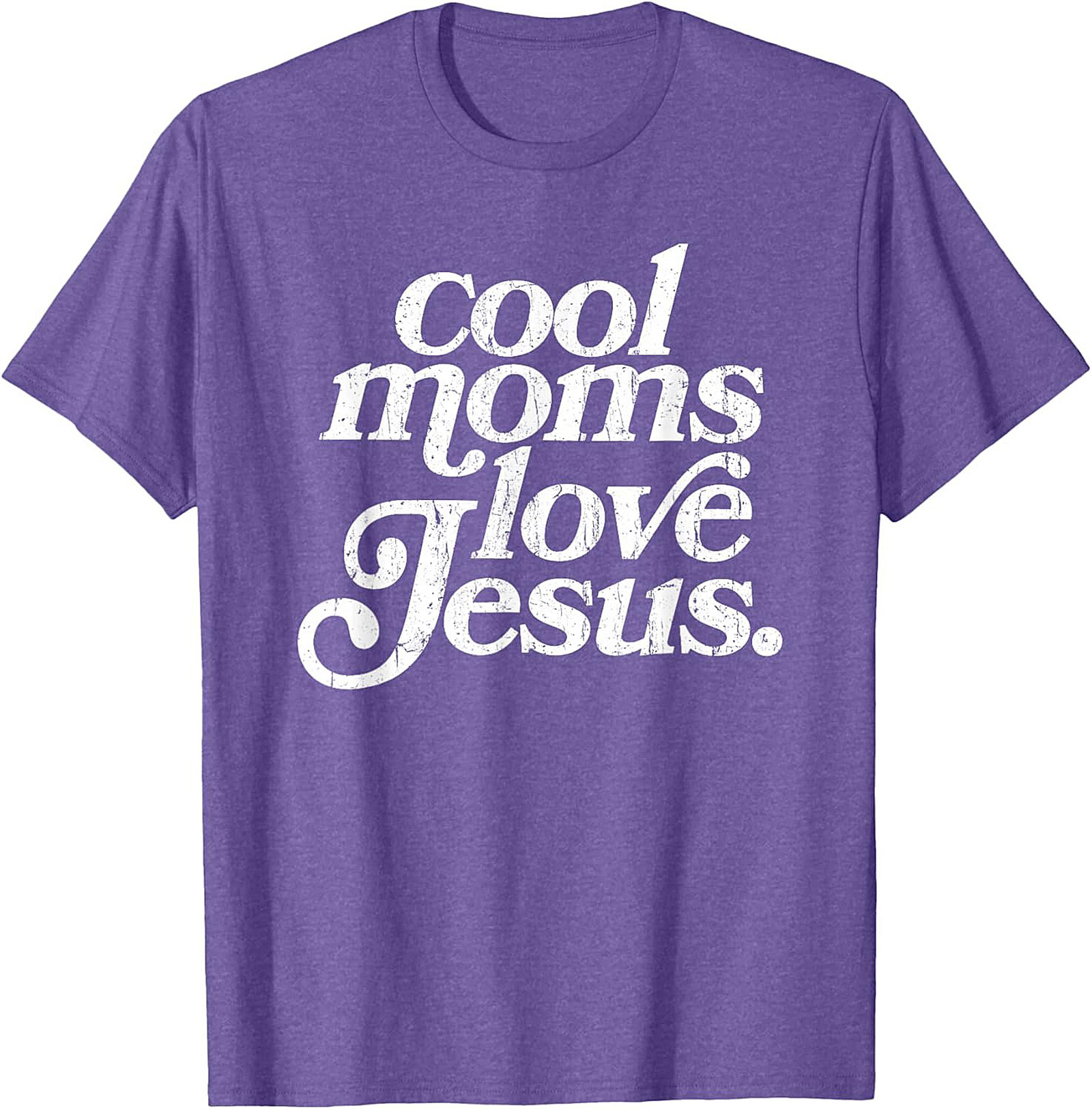 Cool Moms Love Jesus T-shirt Funny Christian Mom Graphic Tee