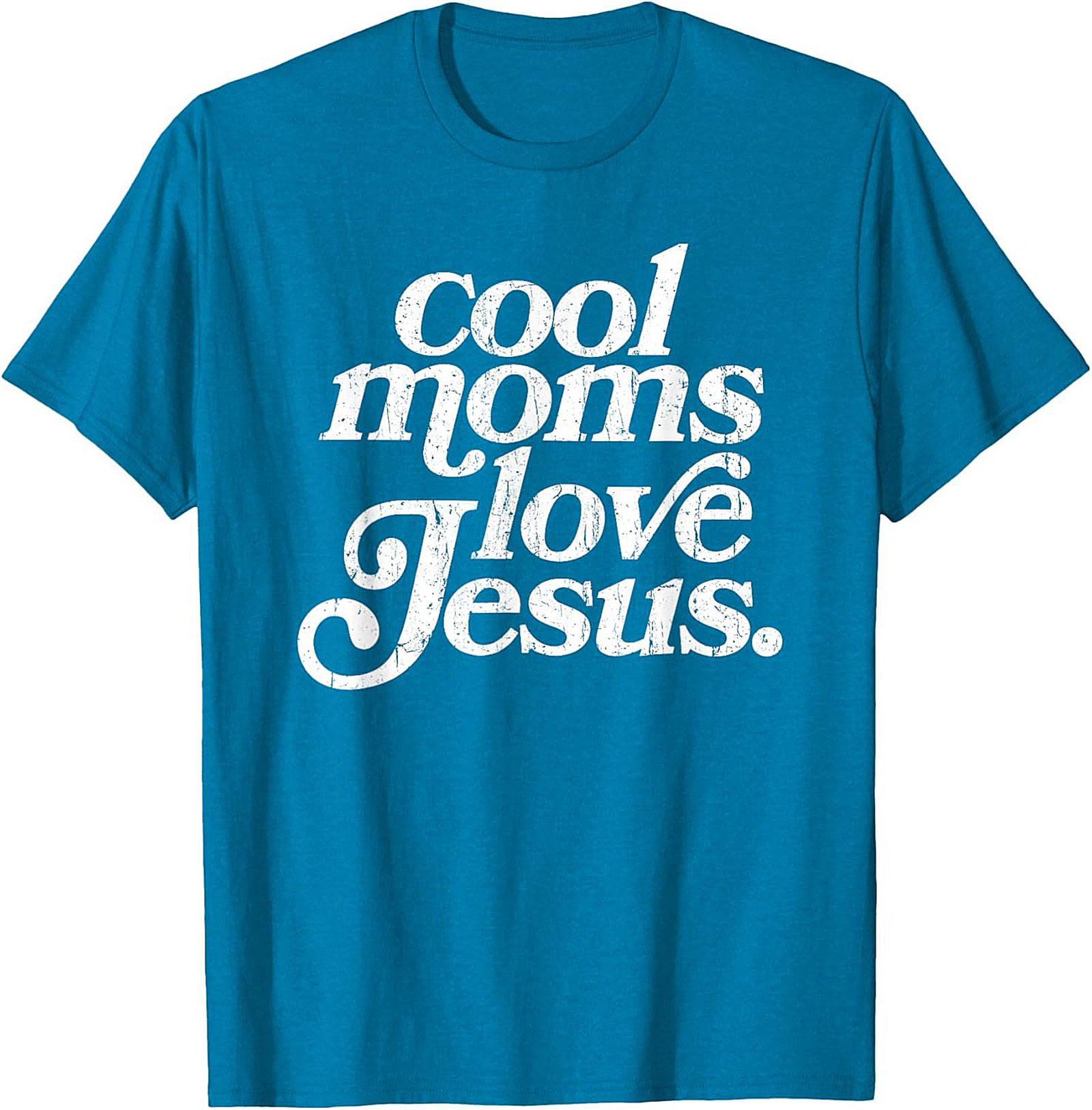Cool Moms Love Jesus T-shirt Funny Christian Mom Graphic Tee