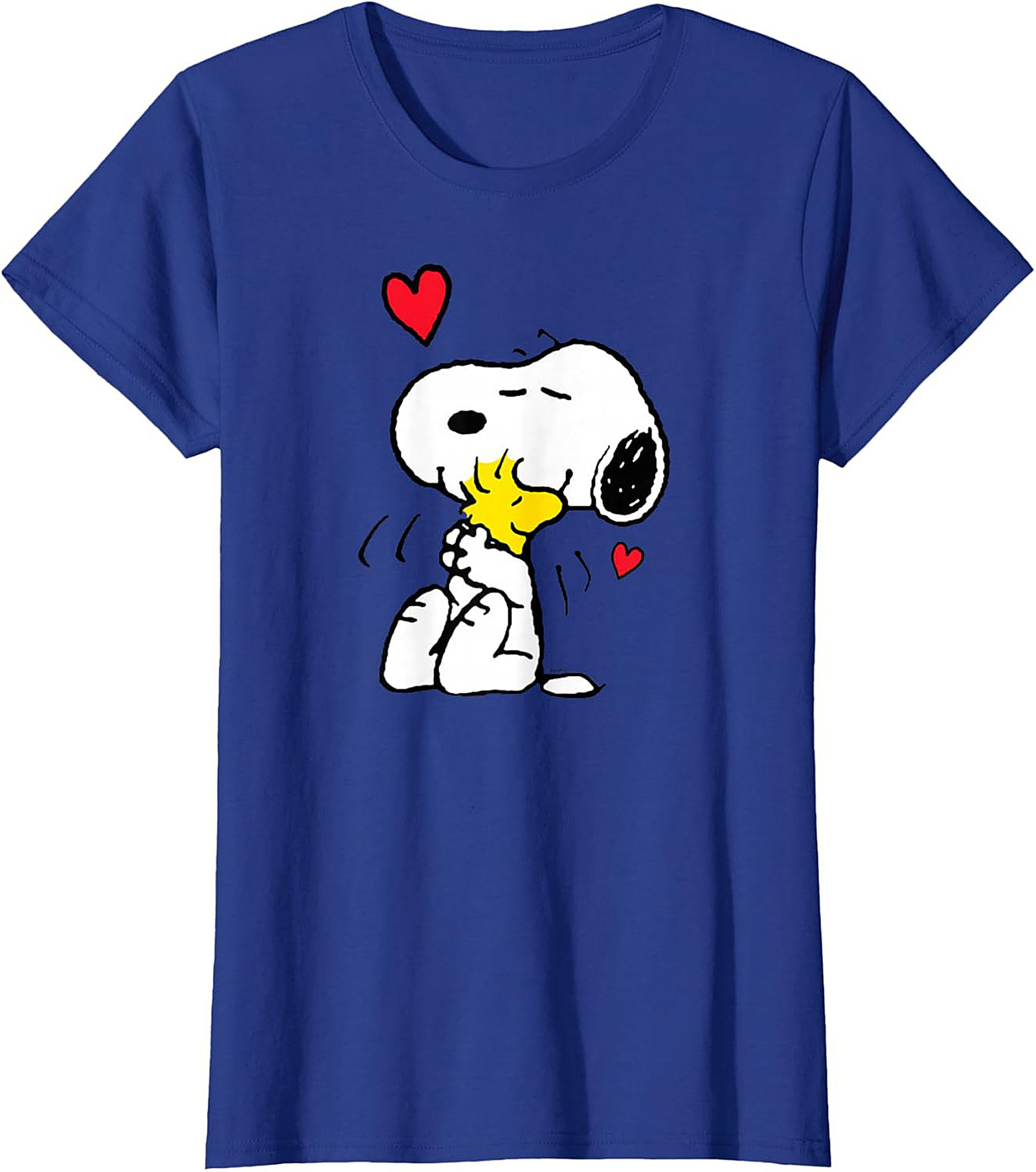 Snoopy Woodstock Hug Graphic Tee Soft Cotton Unisex Shirt