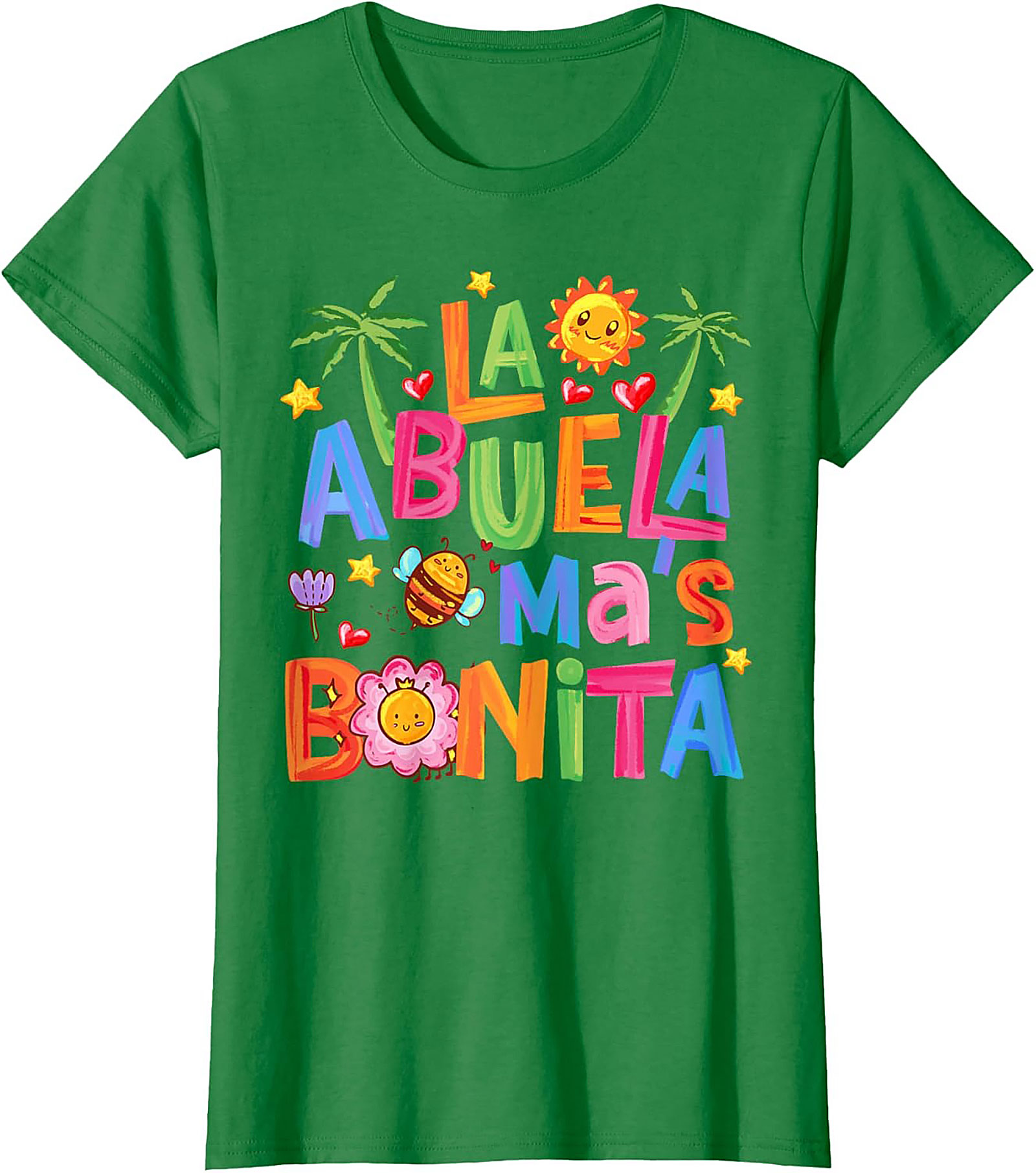Abuela T-Shirt La Abuela Más Bonita Graphic Tee Gift