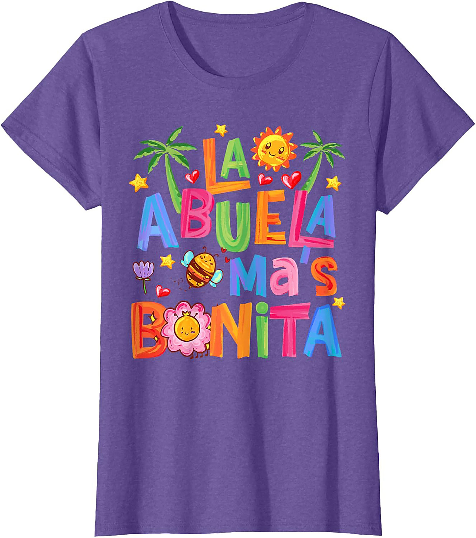 Abuela T-Shirt La Abuela Más Bonita Graphic Tee Gift