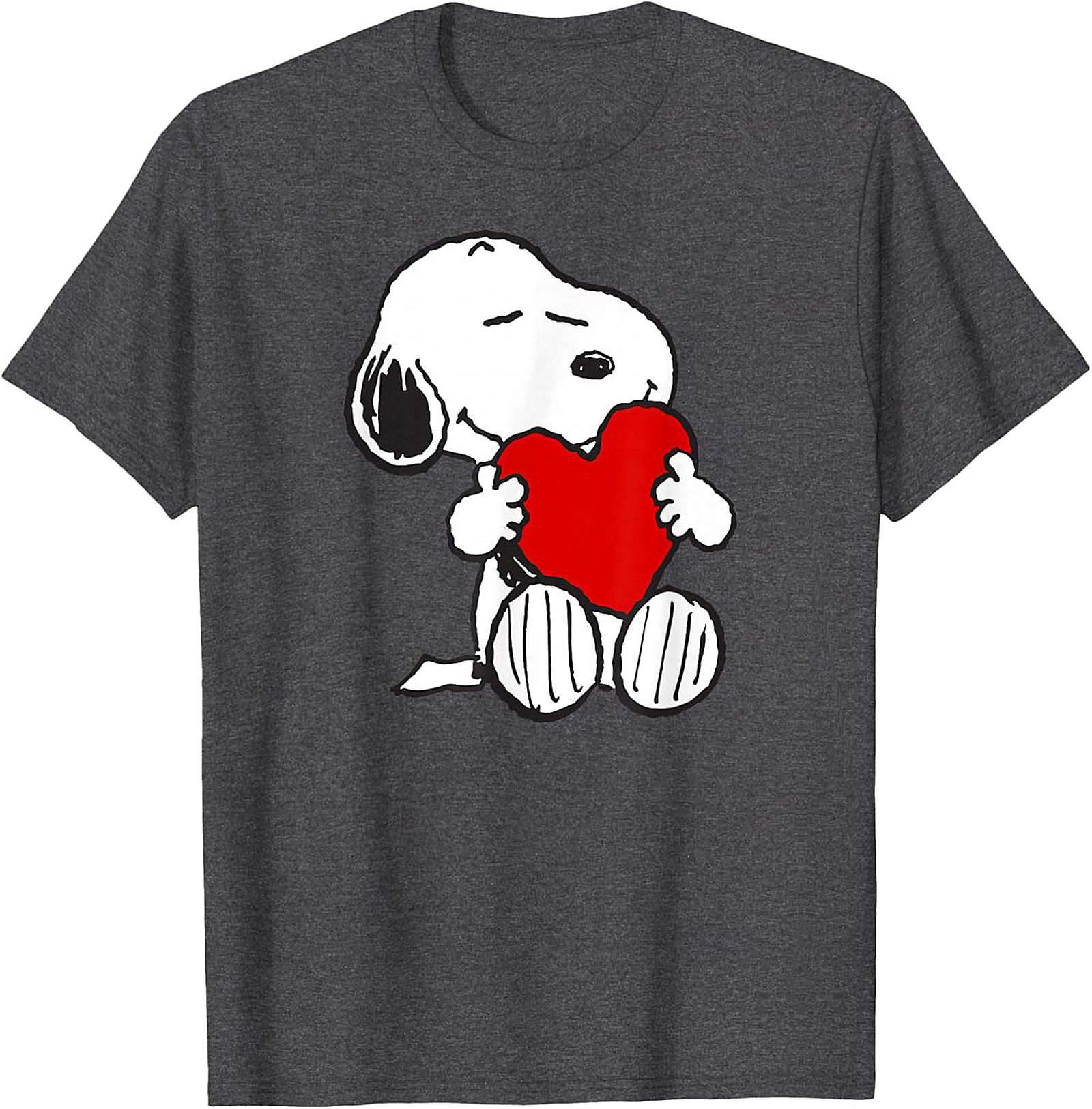 Snoopy Heart T-shirt Peanuts Love Graphic Tee Gift