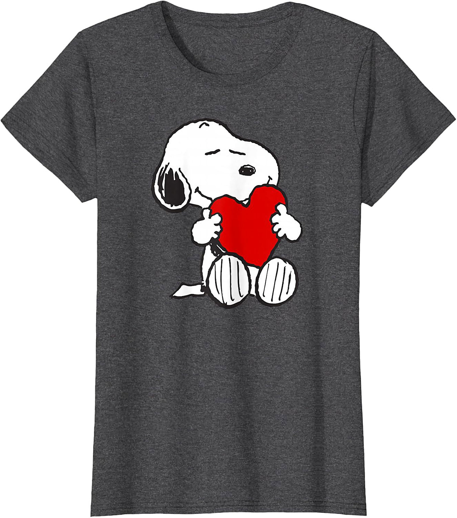 Snoopy Heart T-shirt Peanuts Love Graphic Tee Gift