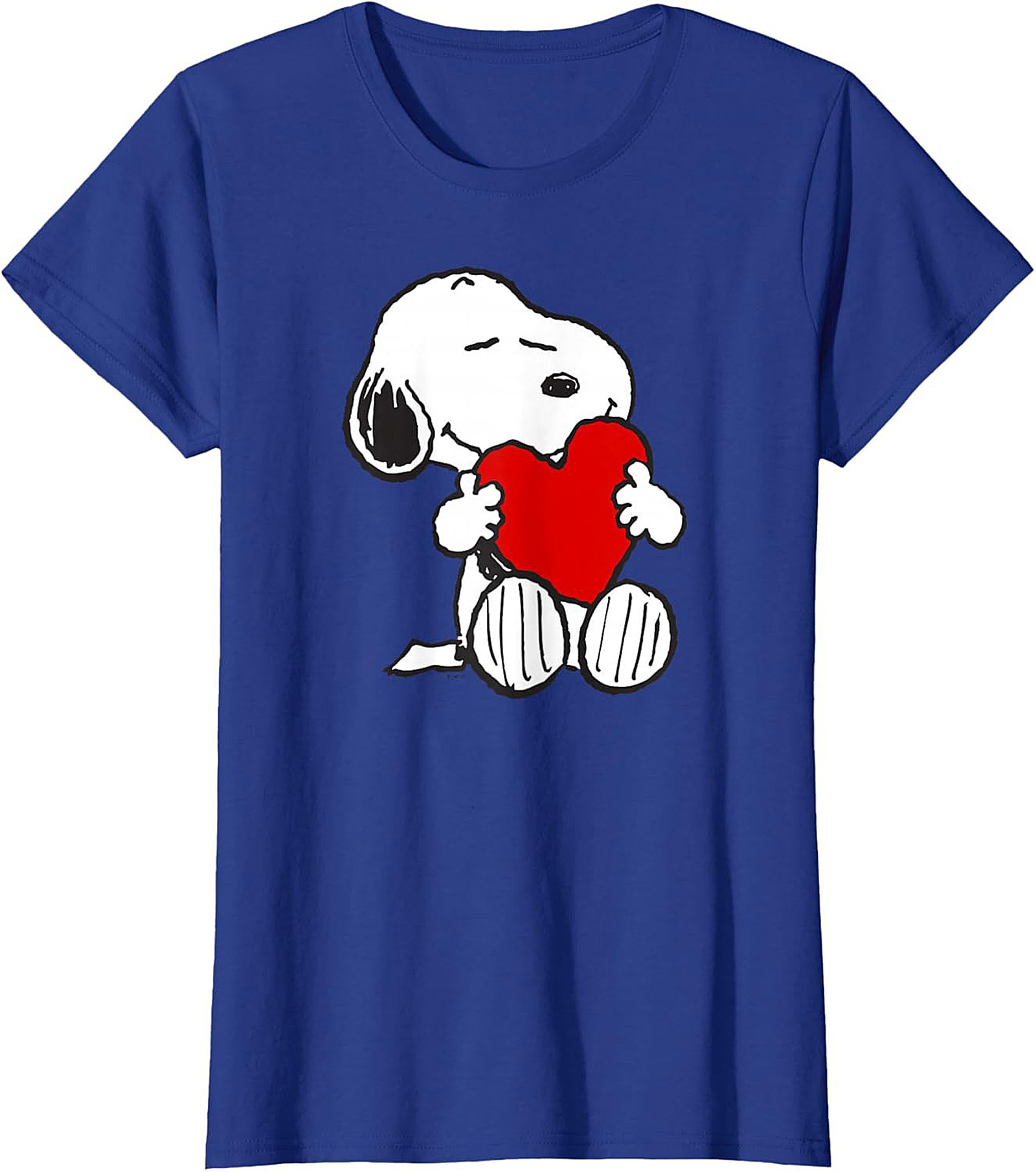 Snoopy Heart T-shirt Peanuts Love Graphic Tee Gift