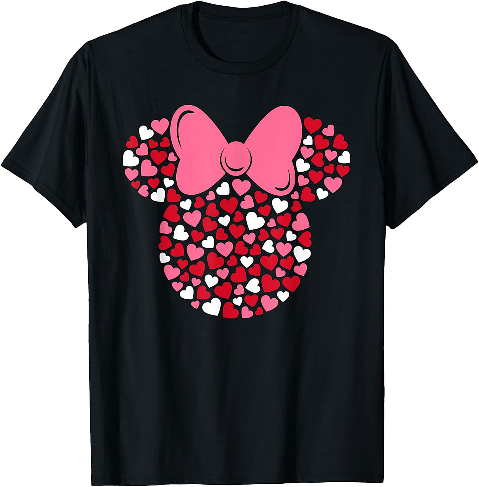 Valentine Heart Mouse T-shirt Cute Love Graphic Tee