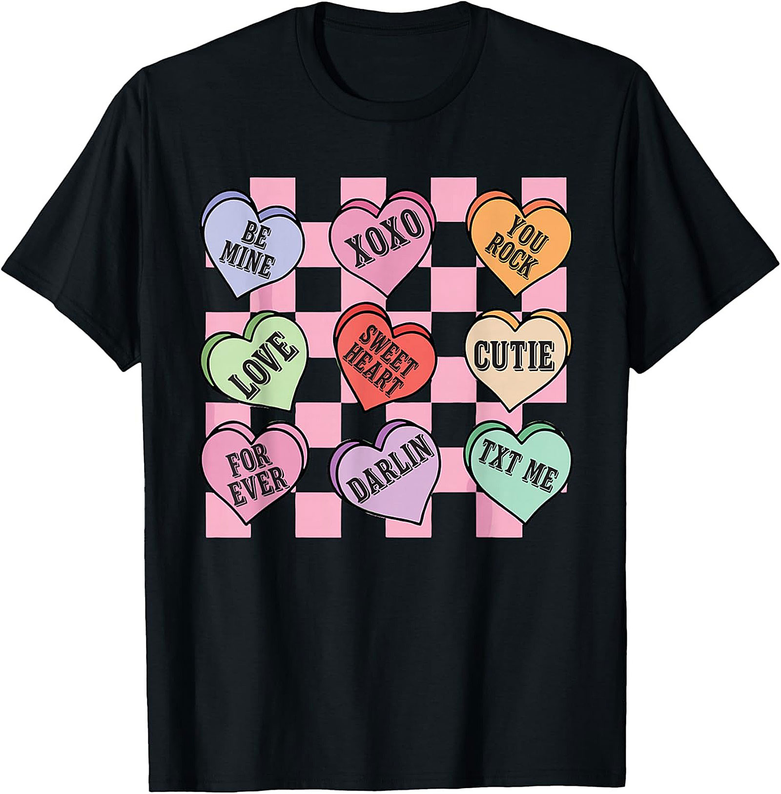 Retro Conversation Heart T-shirt | Funny Valentine’s Day Tee