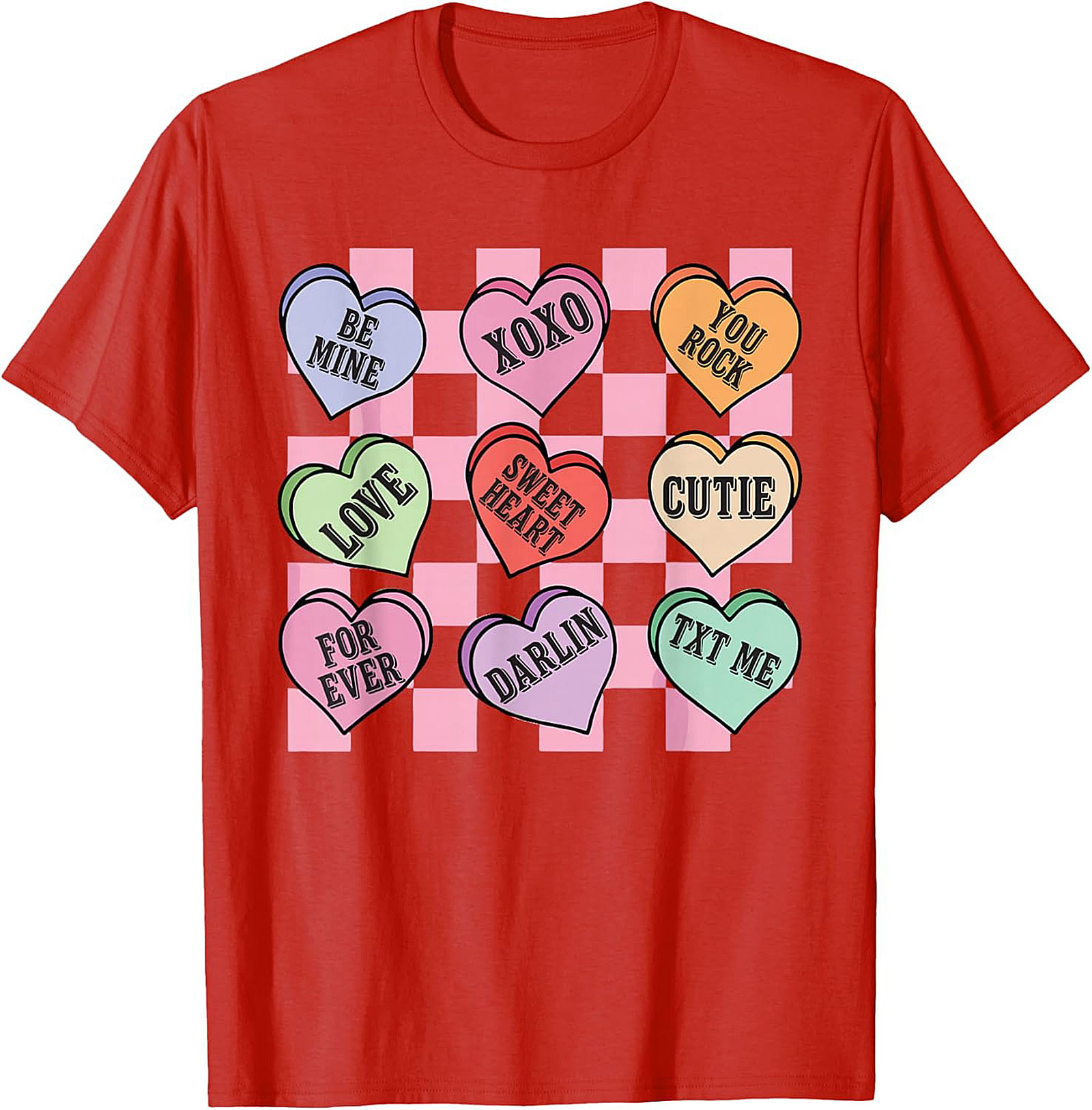 Retro Conversation Heart T-shirt | Funny Valentine’s Day Tee