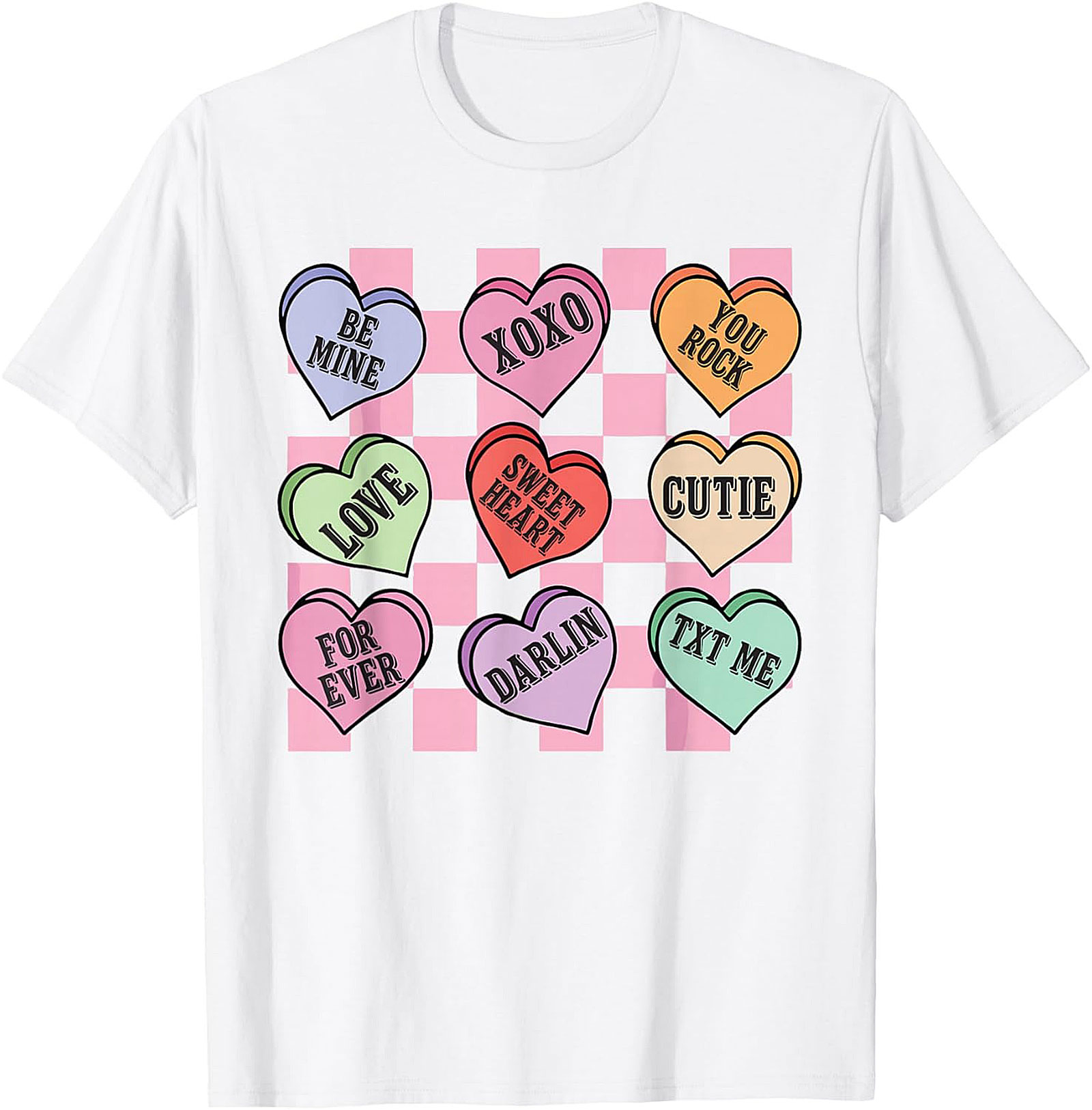 Retro Conversation Heart T-shirt | Funny Valentine’s Day Tee