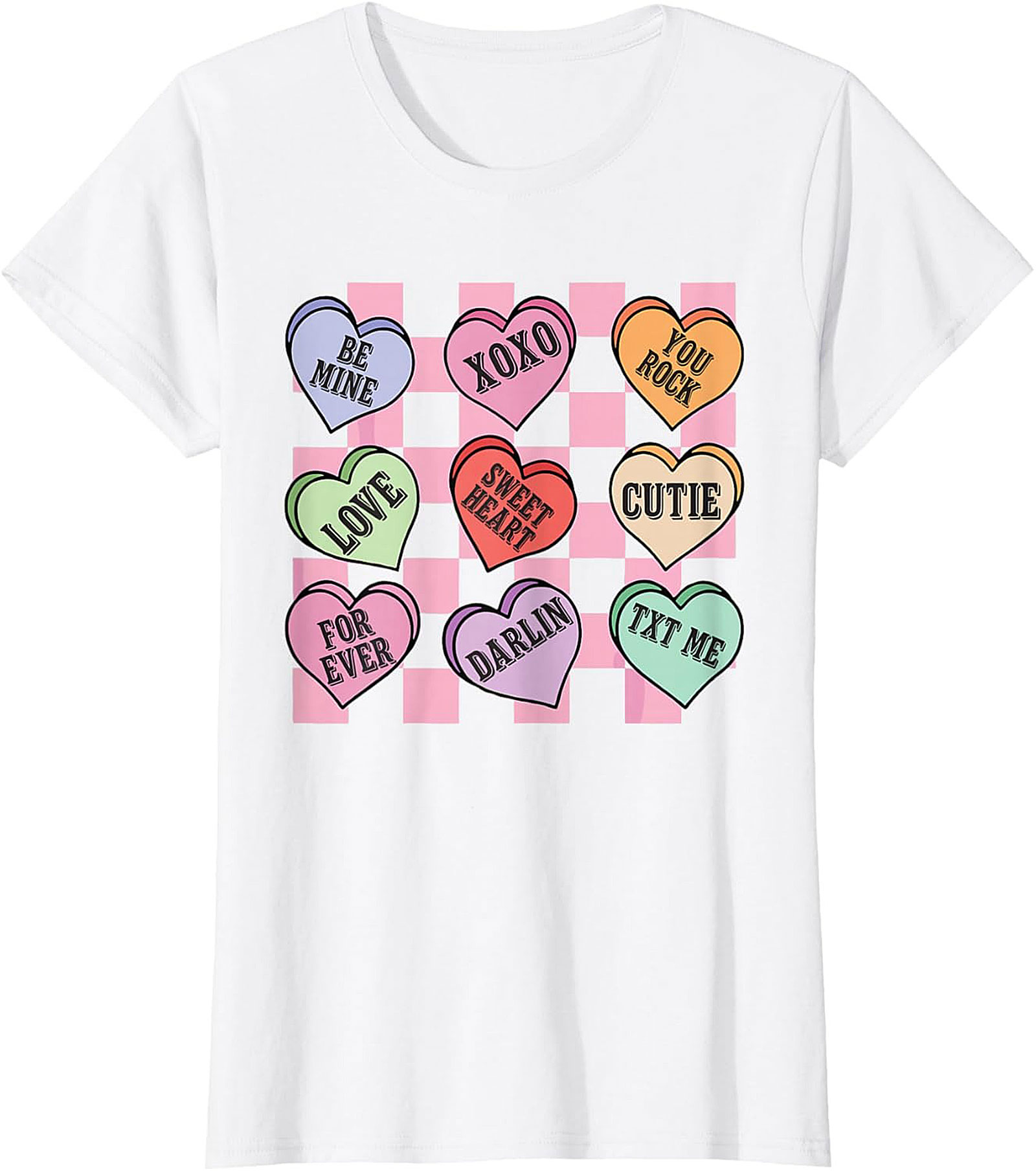 Retro Conversation Heart T-shirt | Funny Valentine’s Day Tee