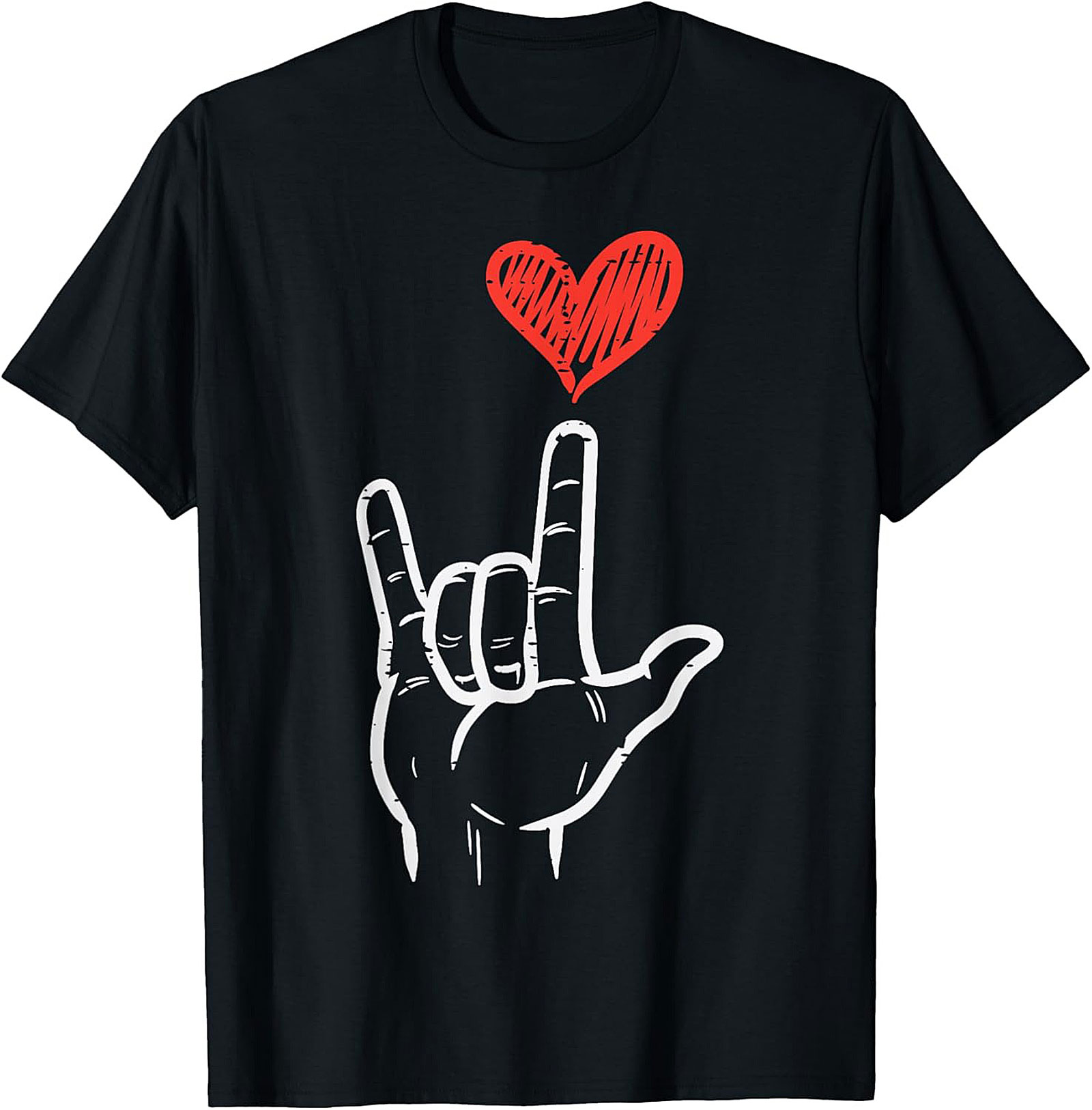 ASL I Love You Hand Sign T-Shirt | Soft Cotton Graphic Tee