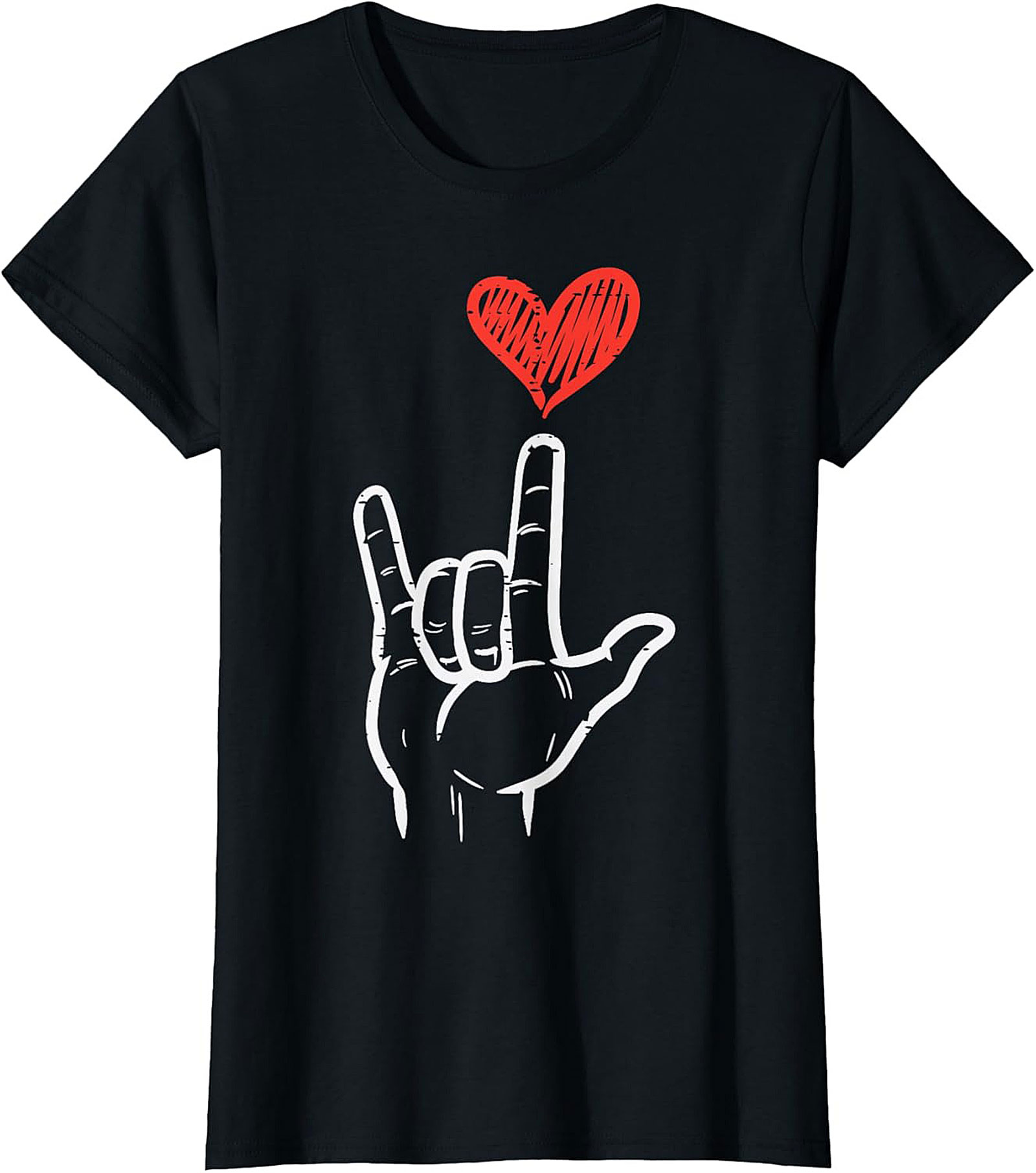 ASL I Love You Hand Sign T-Shirt | Soft Cotton Graphic Tee