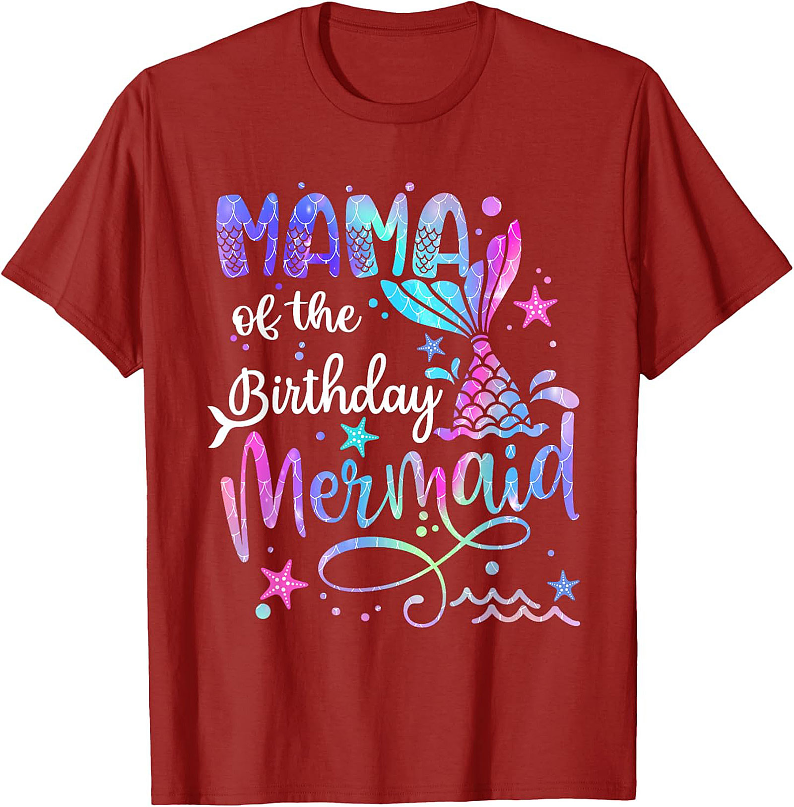 Mama of the Birthday Mermaid T-shirt Party Tee Gift