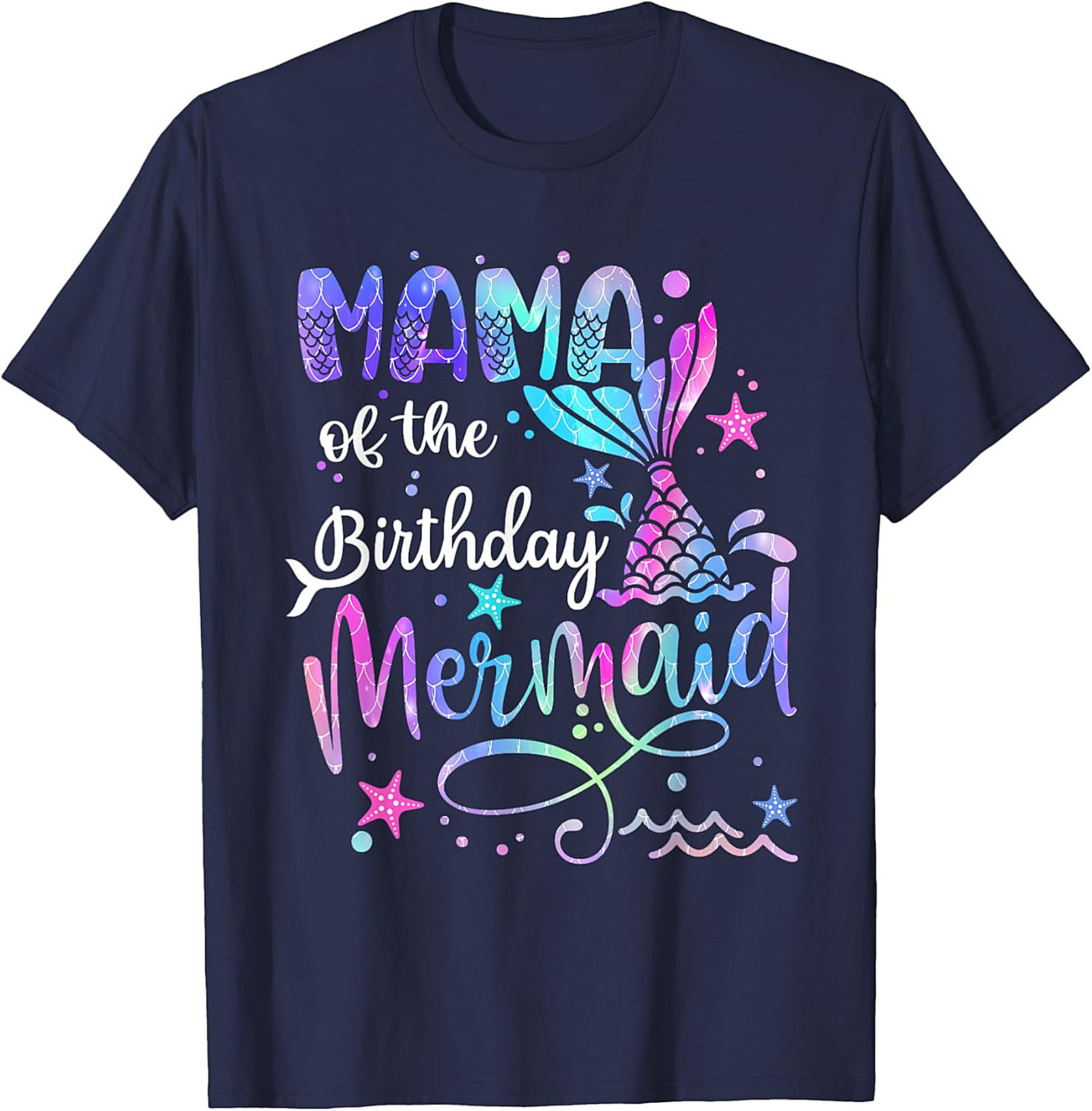 Mama of the Birthday Mermaid T-shirt Party Tee Gift