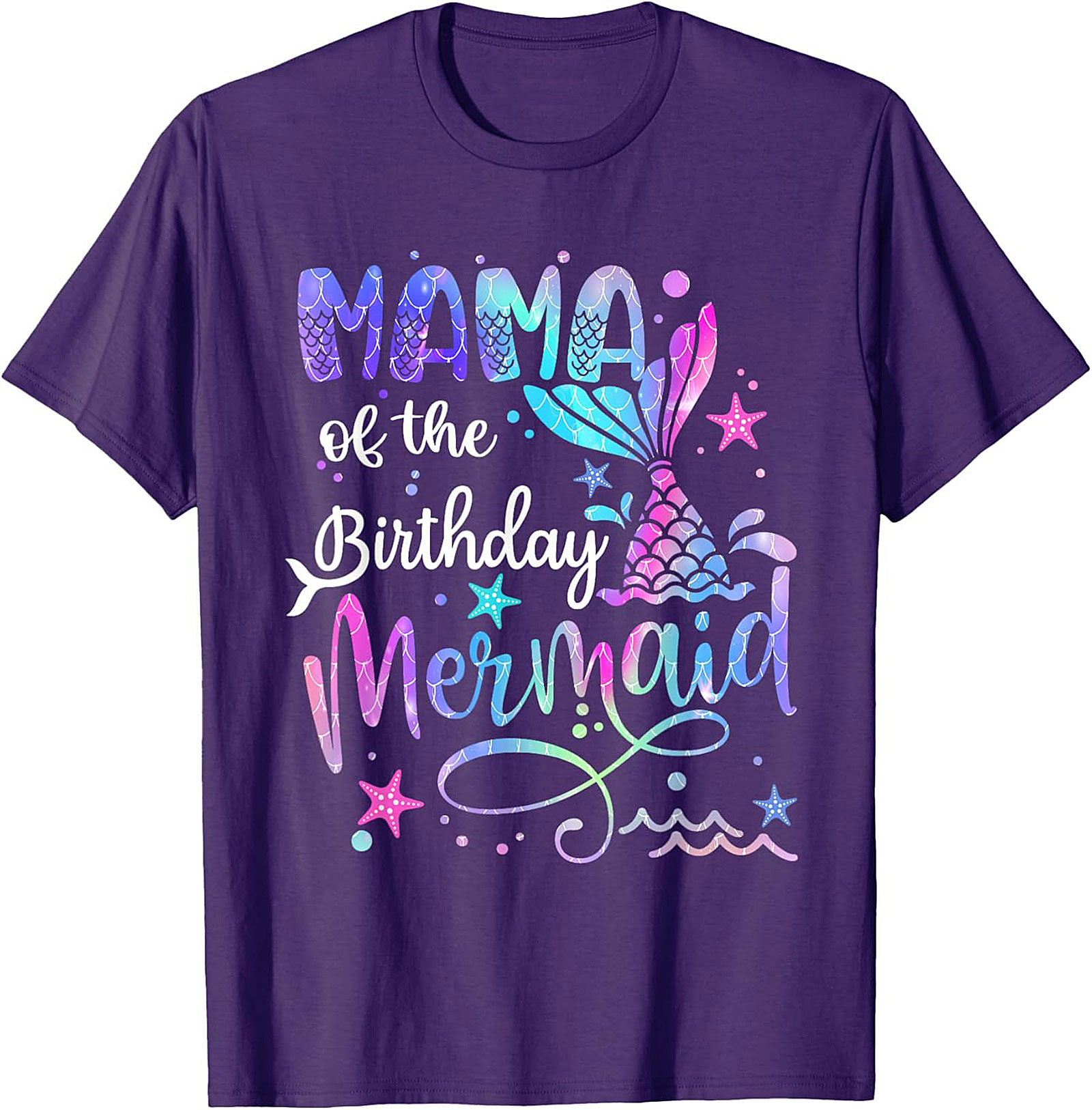 Mama of the Birthday Mermaid T-shirt Party Tee Gift