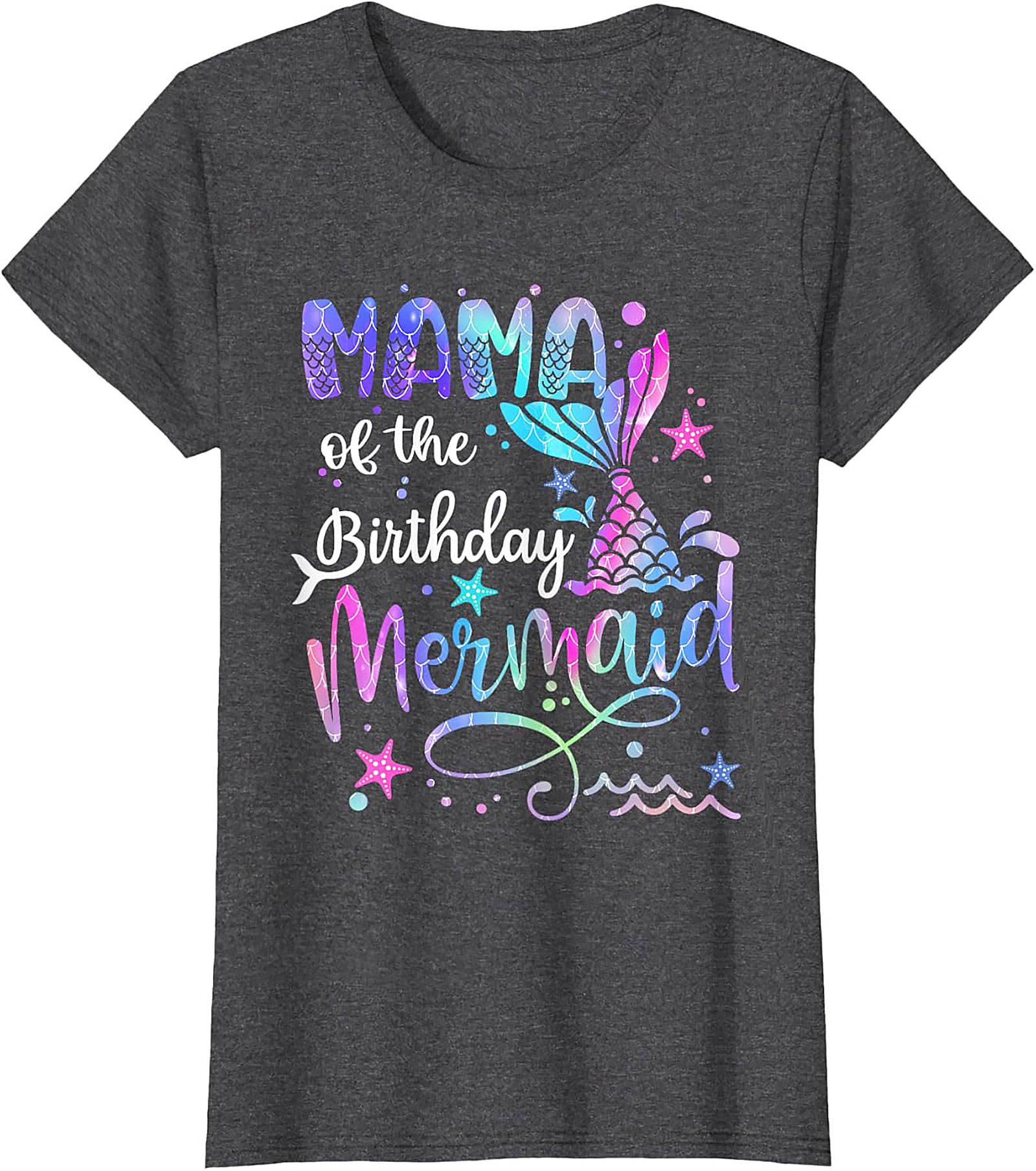 Mama of the Birthday Mermaid T-shirt Party Tee Gift