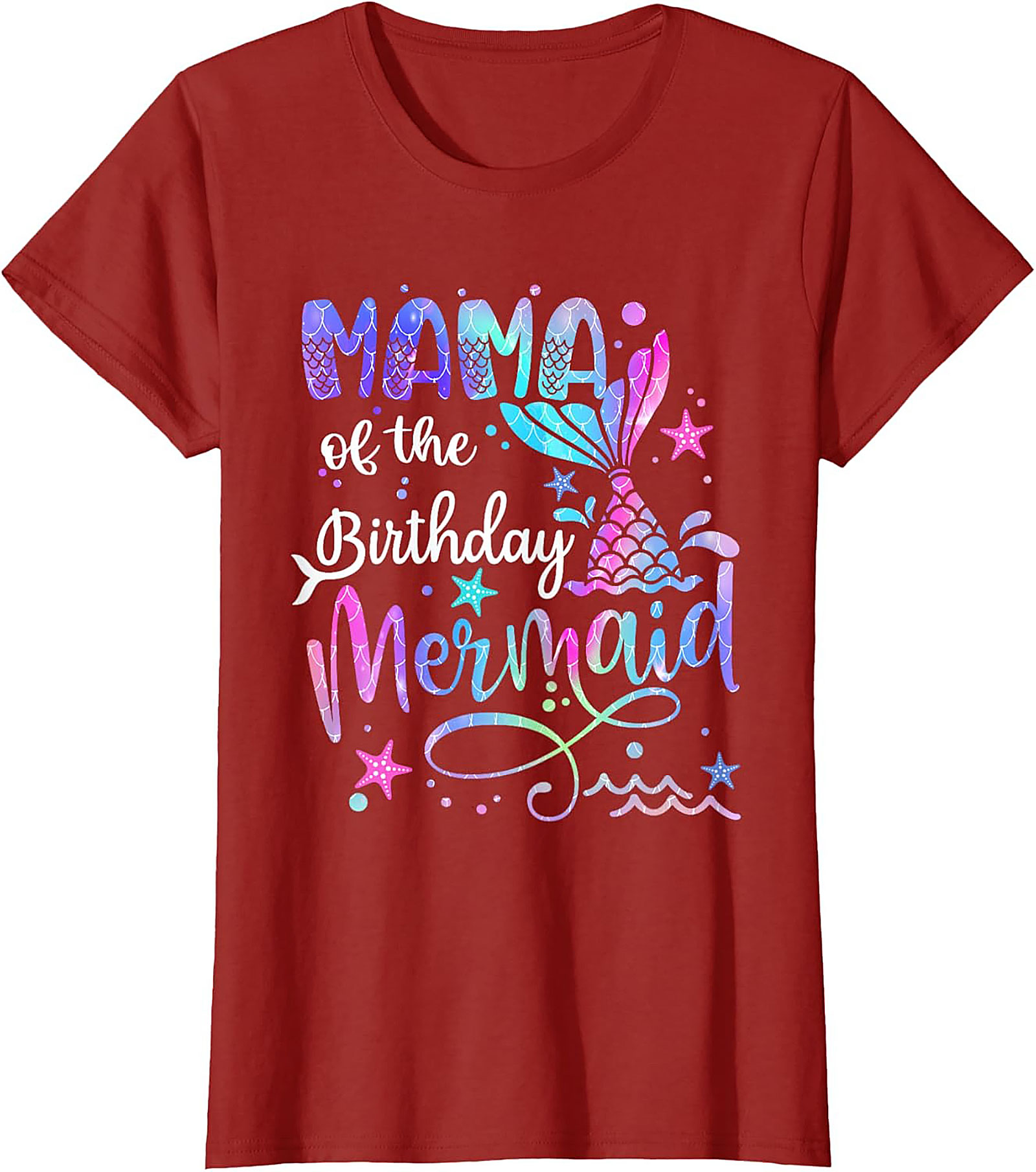 Mama of the Birthday Mermaid T-shirt Party Tee Gift