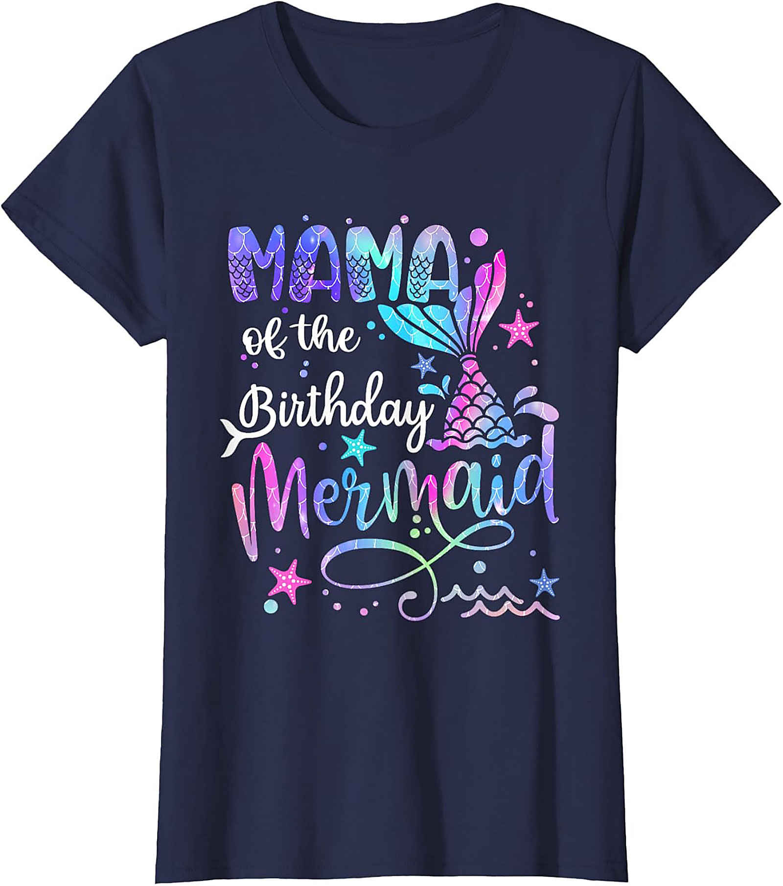 Mama of the Birthday Mermaid T-shirt Party Tee Gift