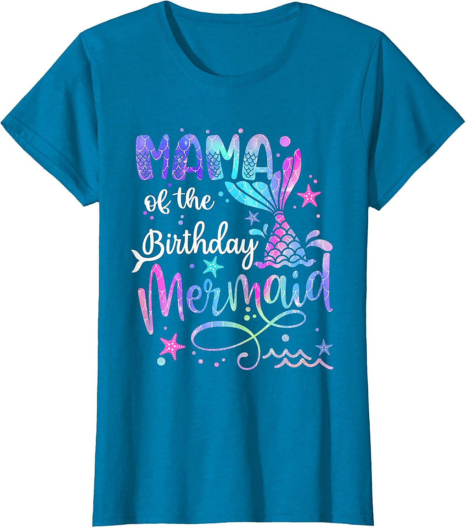Mama of the Birthday Mermaid T-shirt Party Tee Gift