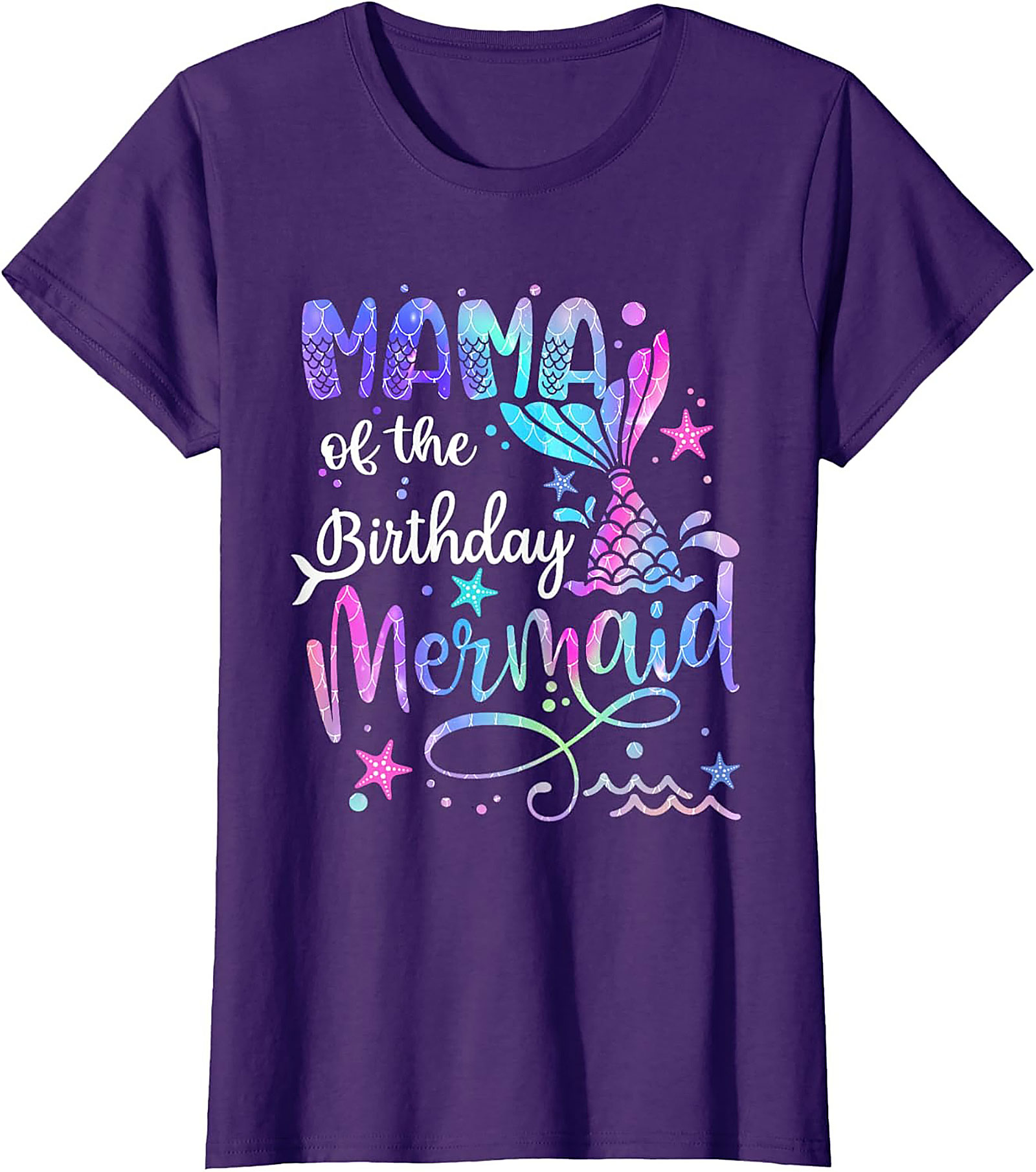 Mama of the Birthday Mermaid T-shirt Party Tee Gift