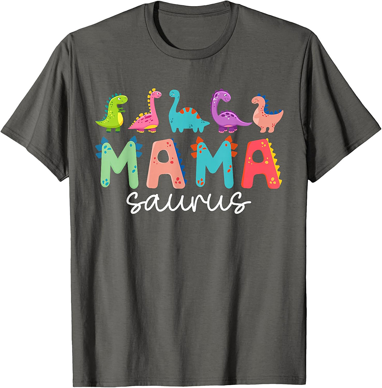  Mamasaurus T-shirt - Funny Dinosaur Mom Graphic Tee Gift