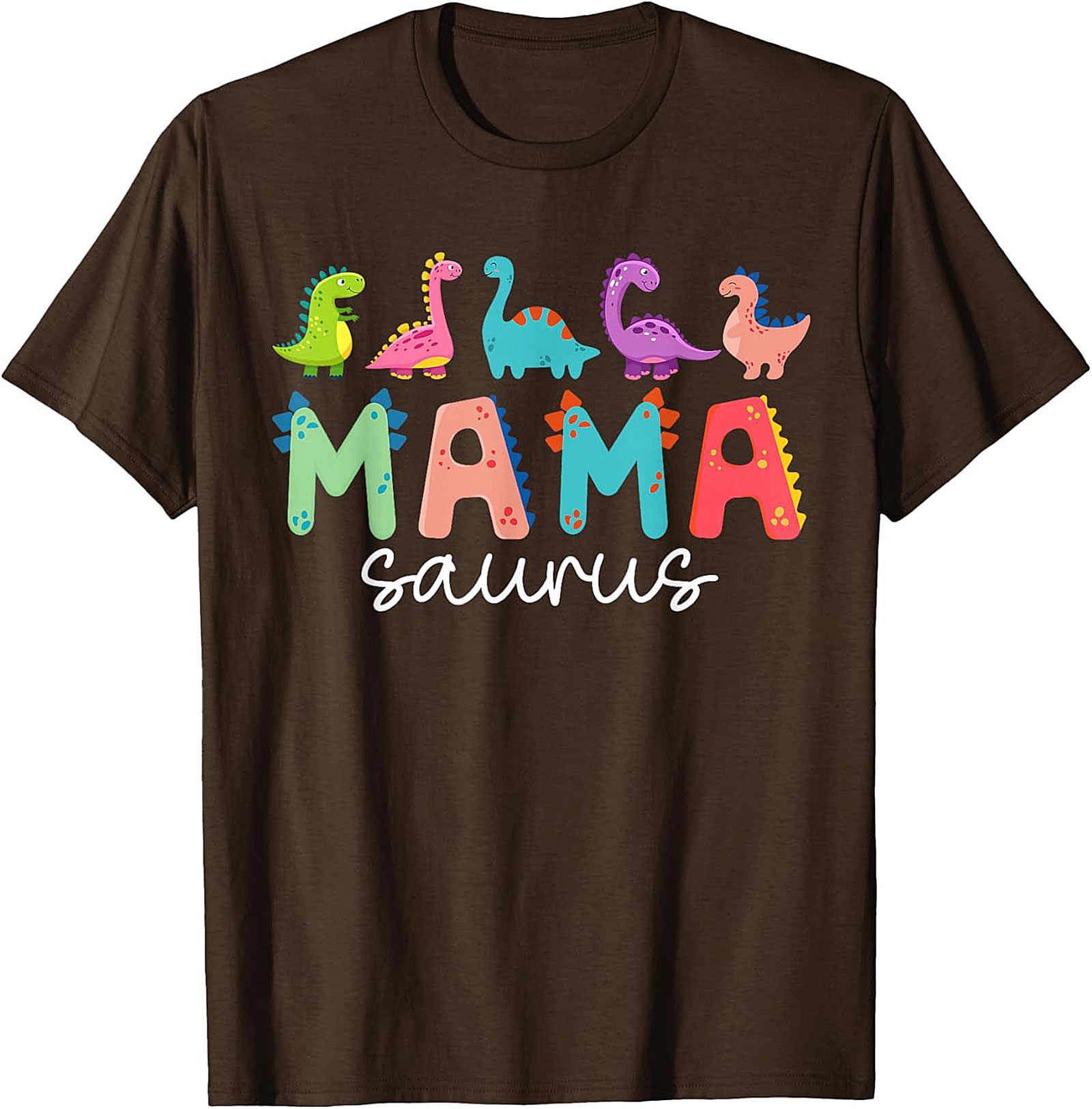  Mamasaurus T-shirt - Funny Dinosaur Mom Graphic Tee Gift