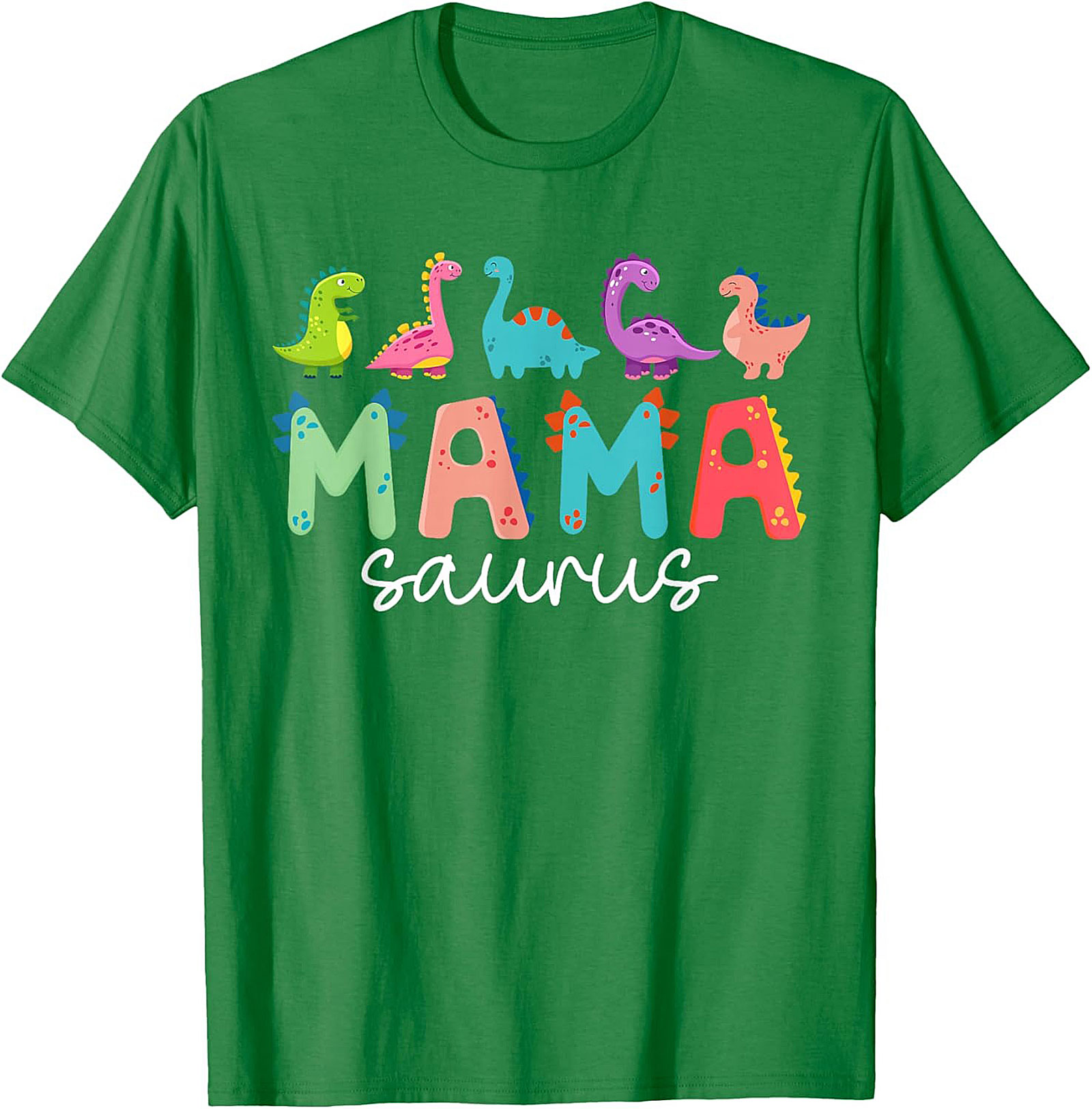  Mamasaurus T-shirt - Funny Dinosaur Mom Graphic Tee Gift