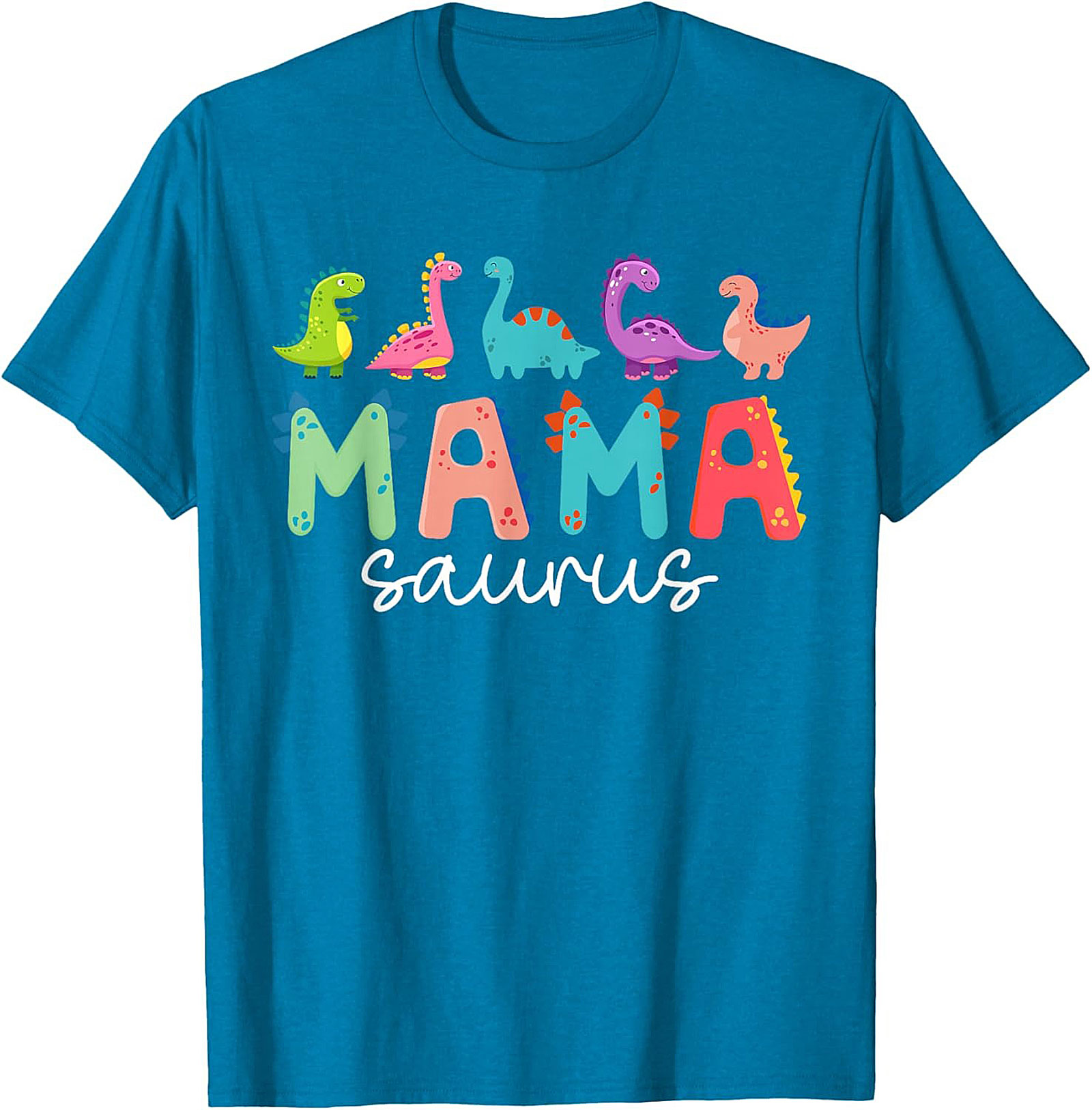  Mamasaurus T-shirt - Funny Dinosaur Mom Graphic Tee Gift
